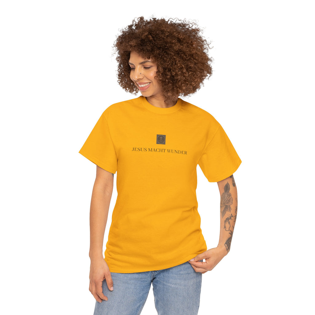 ,,JESUS MACHT WUNDER,, - Schlichtes T-Shirt