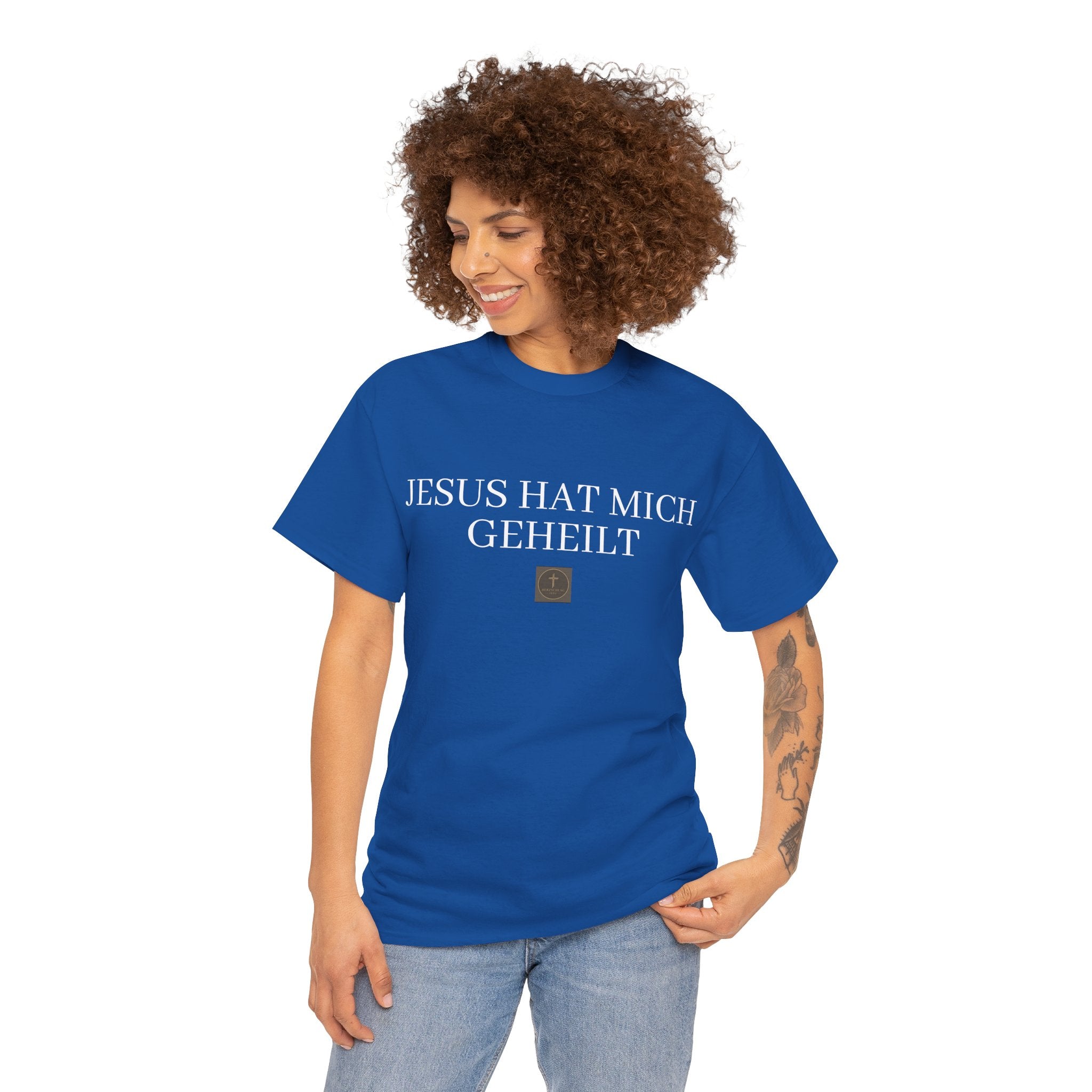 ,,Jesus hat mich geheilt,, - Trage dein Zeugnis - T-Shirt
