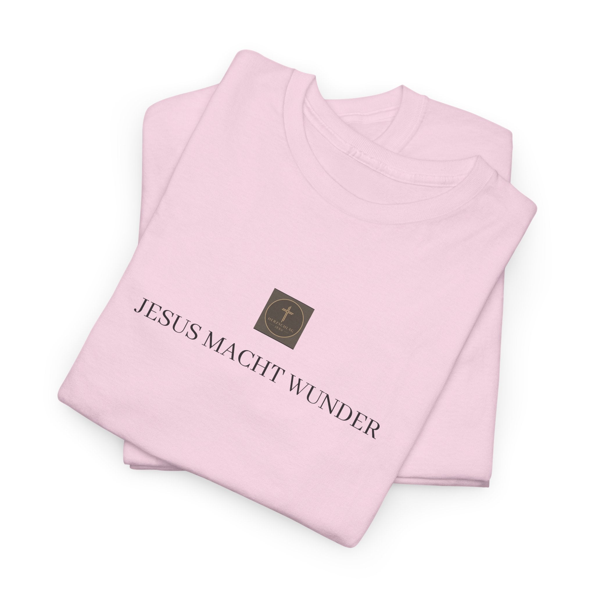 ,,JESUS MACHT WUNDER,, - Schlichtes T-Shirt