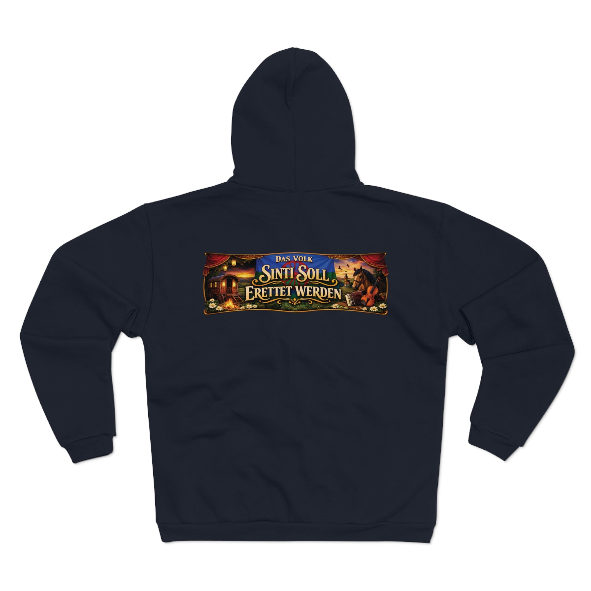 ,,Das Volk Sinti soll Errettet werden,,  Design Zip Hoodie