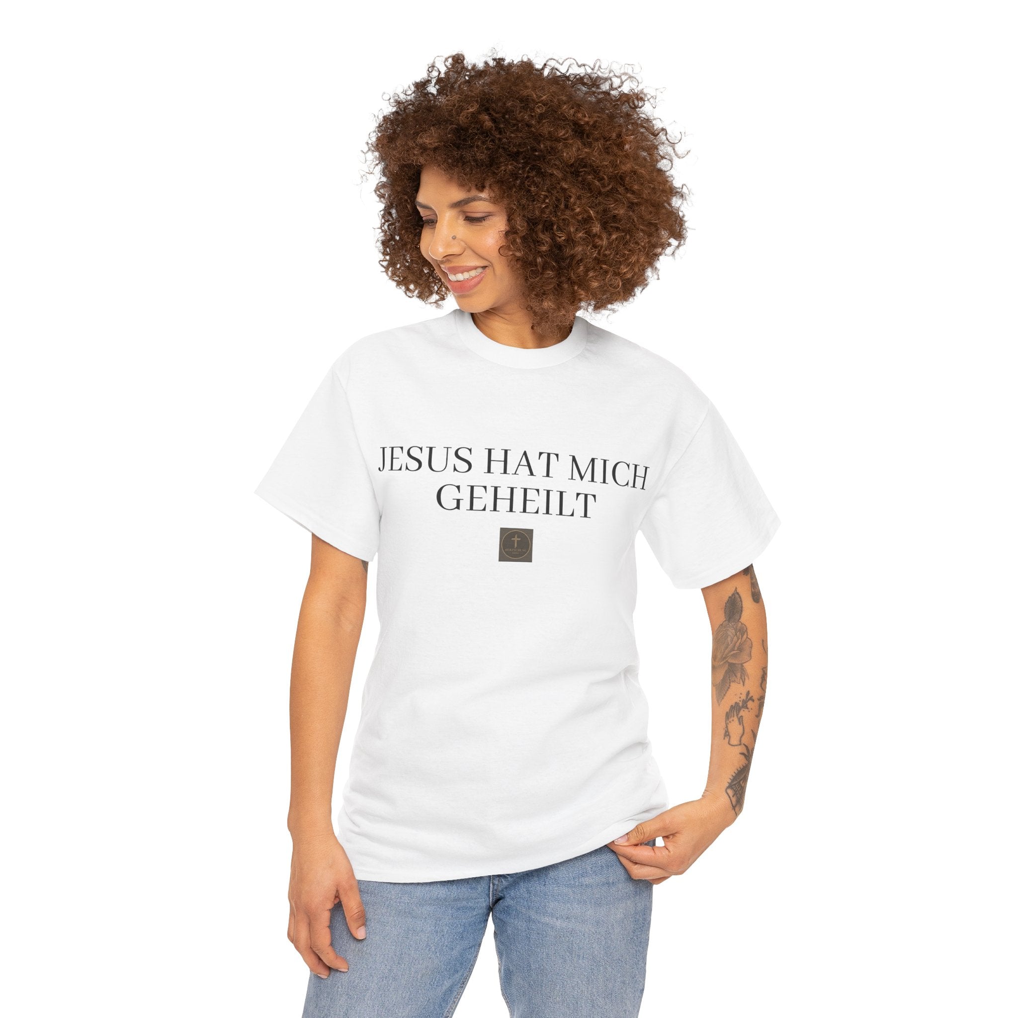 ,,Jesus hat mich geheilt,, - Trage dein Zeugnis - T-Shirt