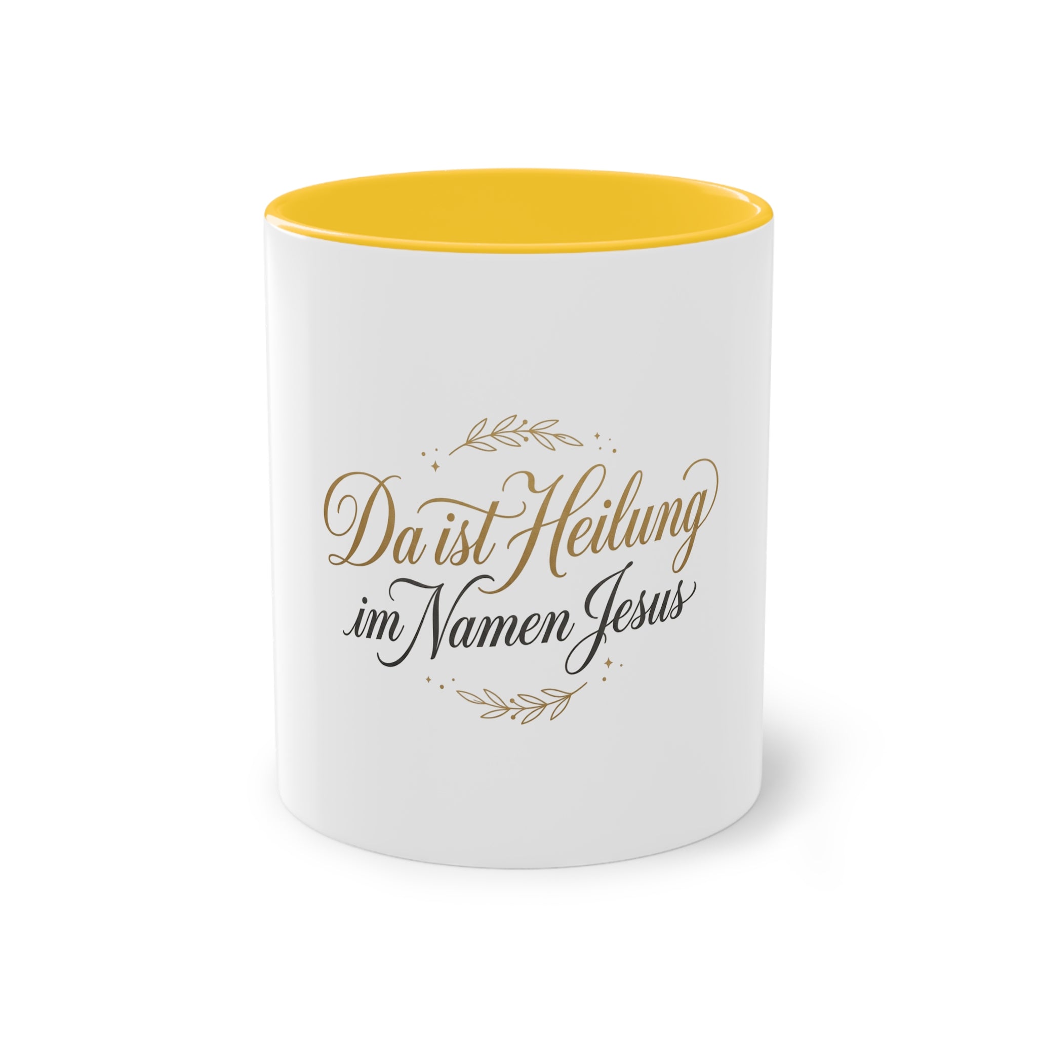 ,,Da ist Heilung im Namen Jesus,, Kaffee Tasse