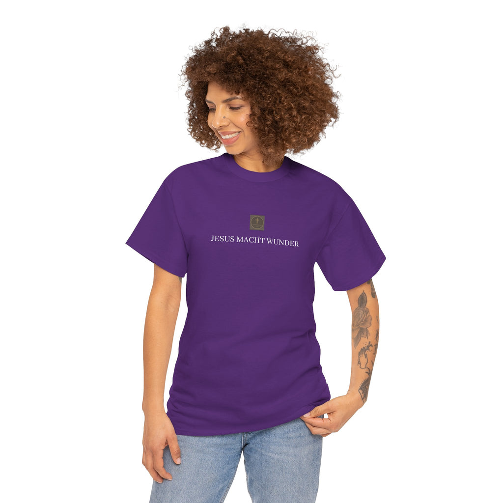 ,,JESUS MACHT WUNDER,, - Schlichtes T-Shirt