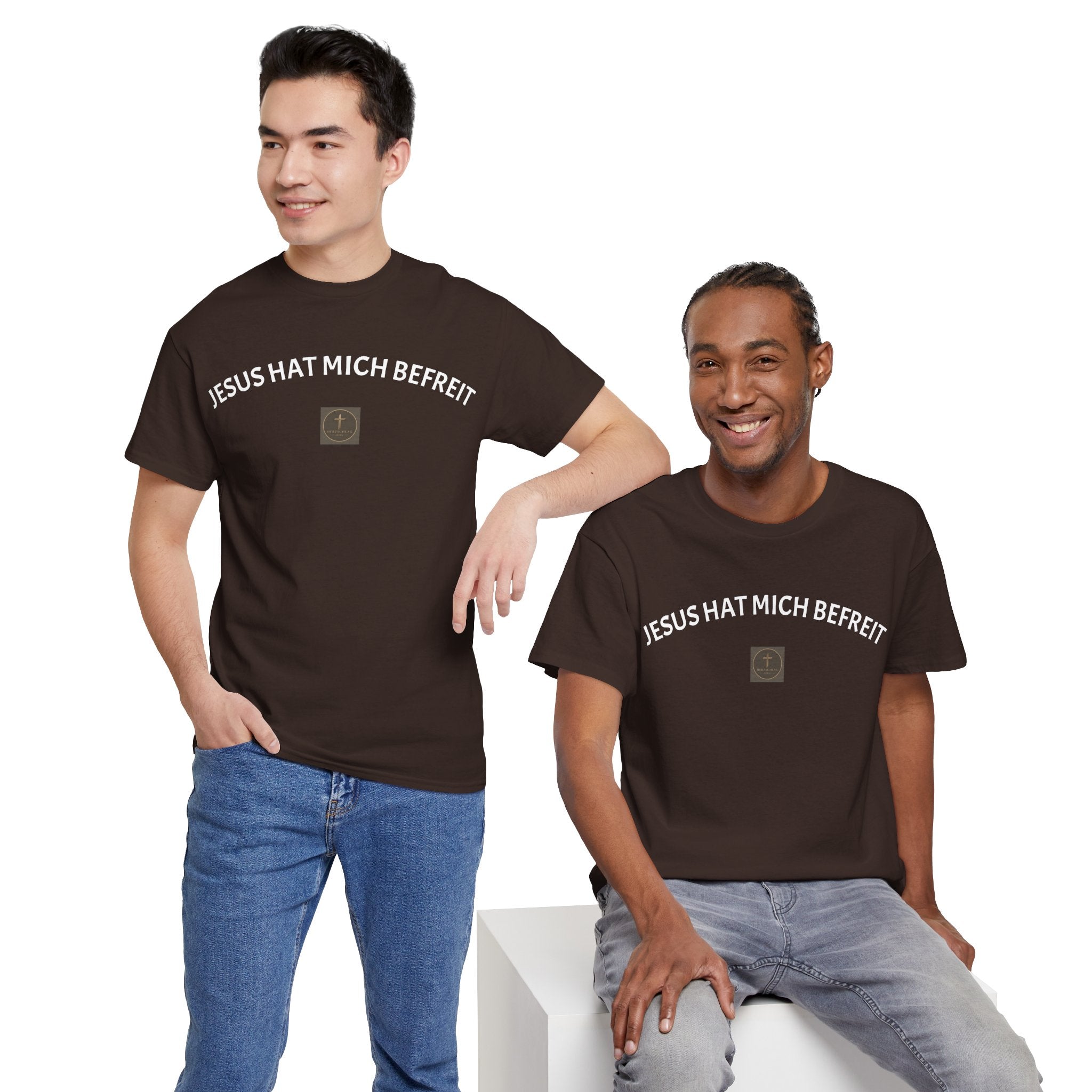 ,,Jesus hat mich befreit,, - Trage dein Zeugnis - T-Shirt