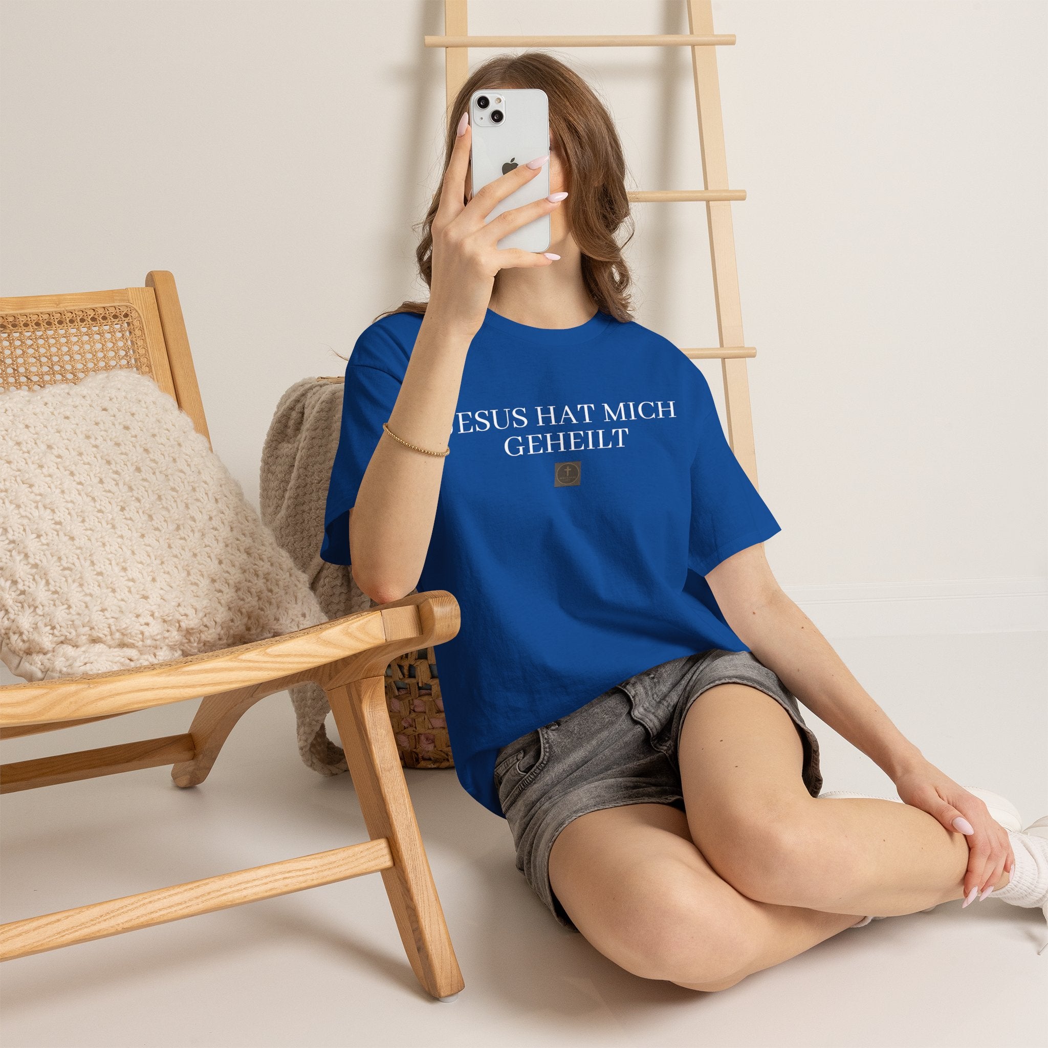 ,,Jesus hat mich geheilt,, - Trage dein Zeugnis - T-Shirt