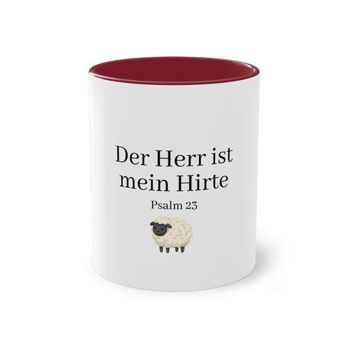 ,,Der Herr ist mein Hirte,, Psalm 23 -Tasse