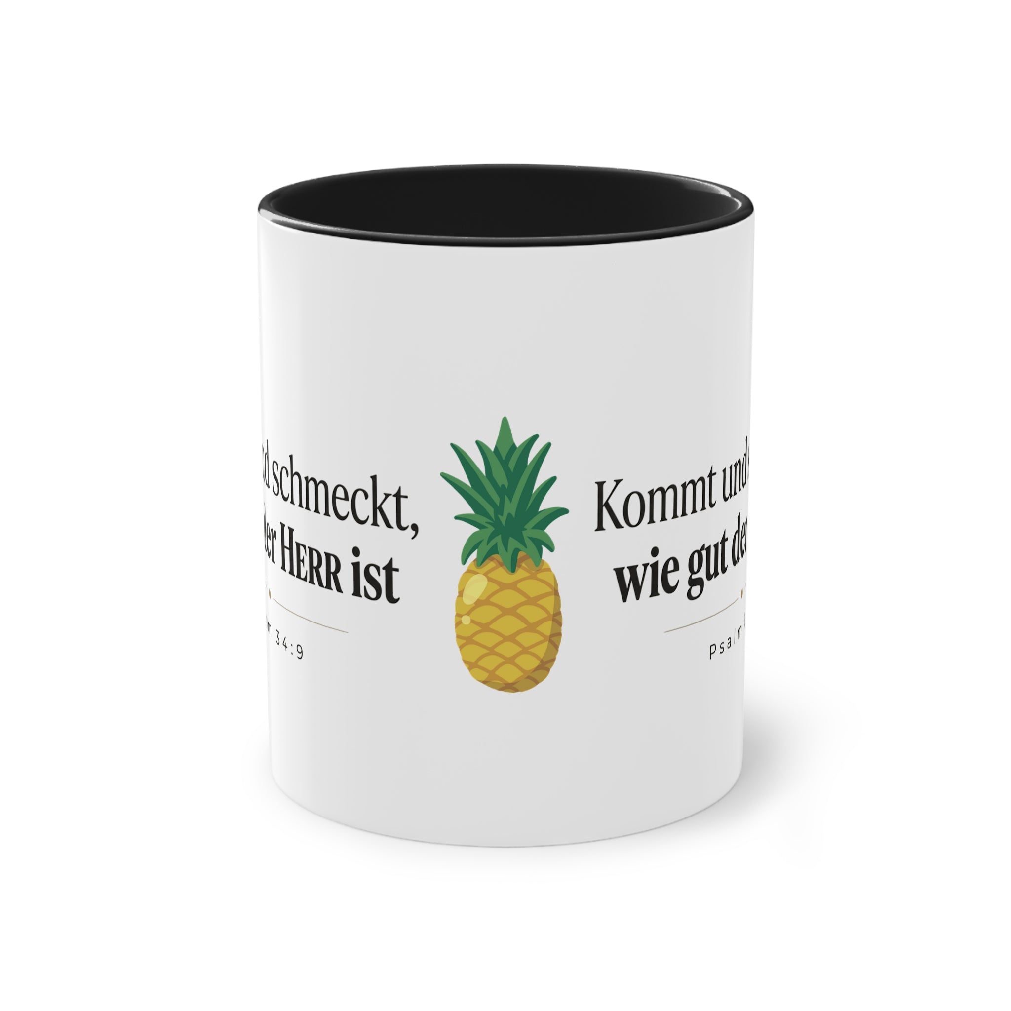 Kaffee Tasse - Kommt und schmeckt wie gut der Herr ist Psalm 34:9