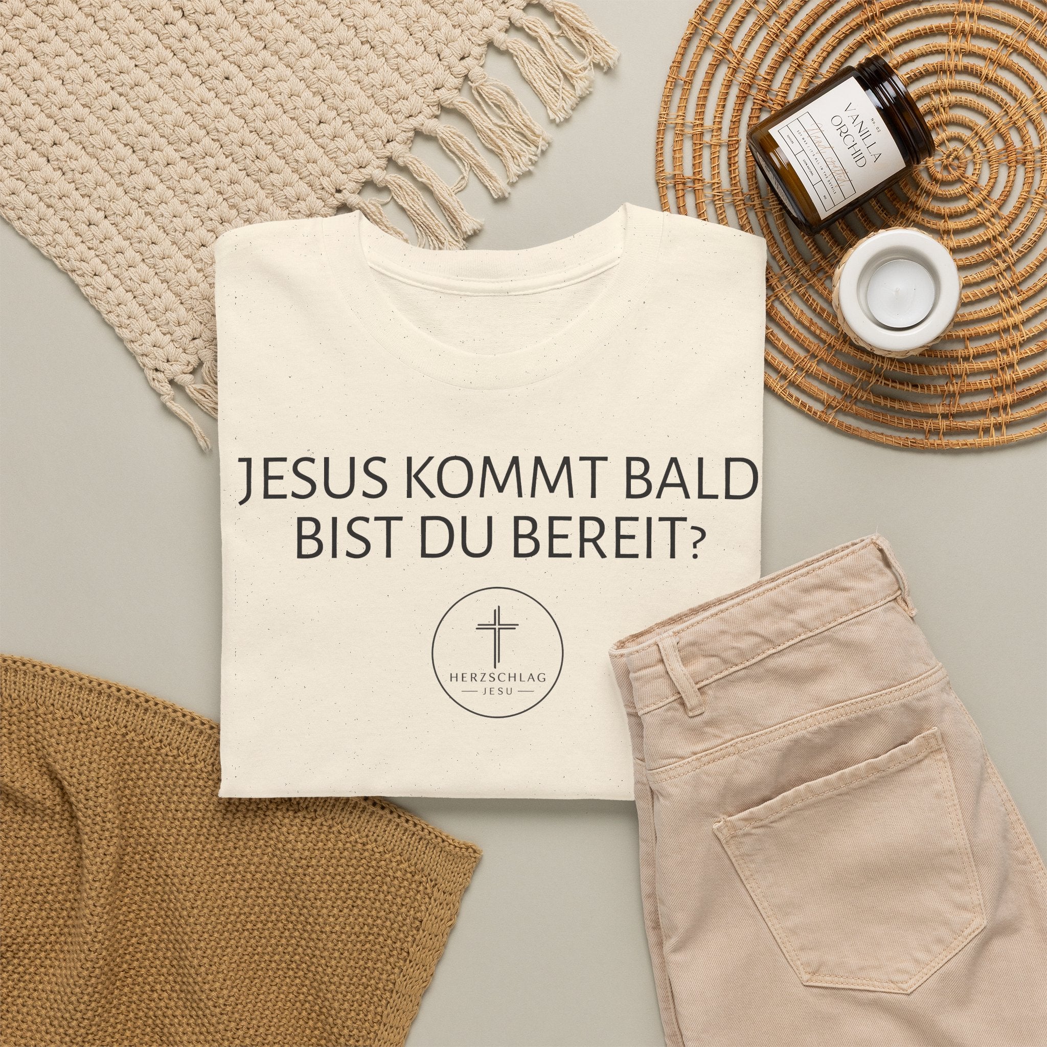 ,,Jesus kommt bald bist du bereit?,, - T-Shirt