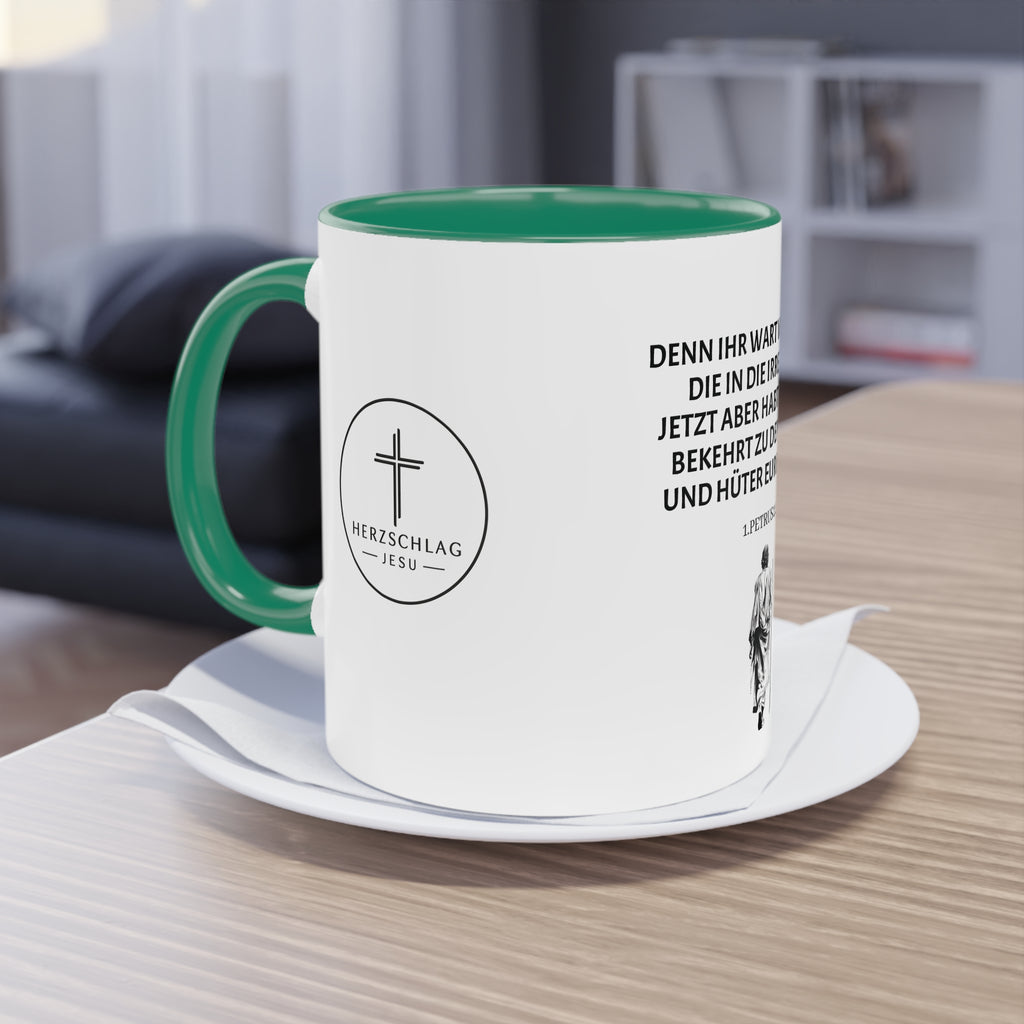 1.Petrus 2:25 - Tasse