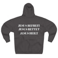"Jesus Befreit, Jesus Rettet, Jesus Heilt" Hoodie