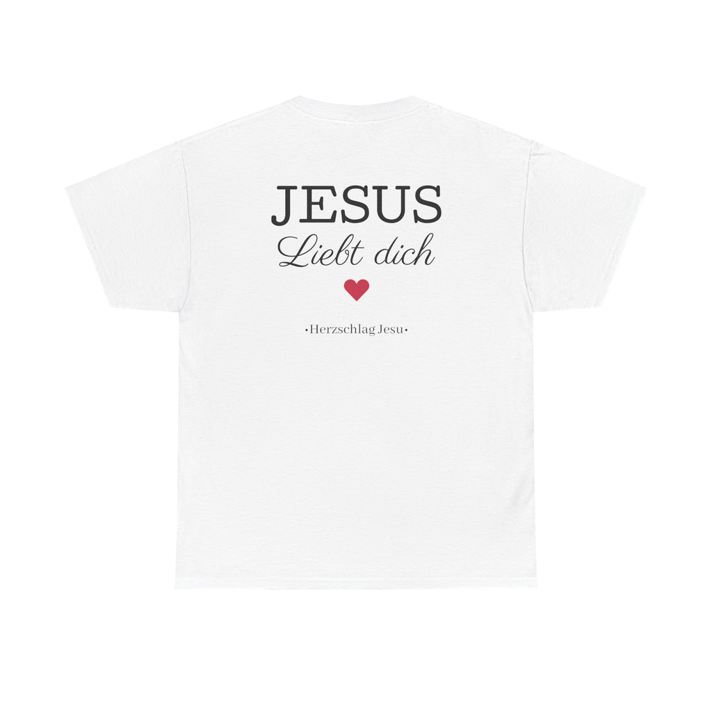 Jesus liebt dich - Herz T-Shirt