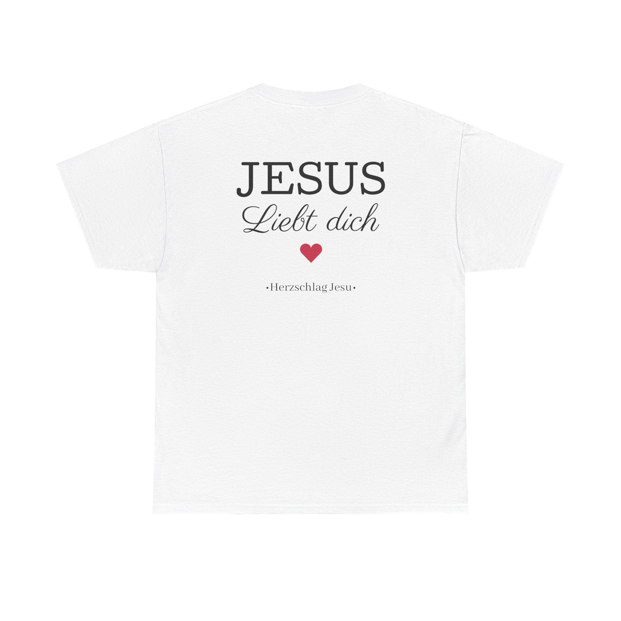 Jesus liebt dich - Herz T-Shirt