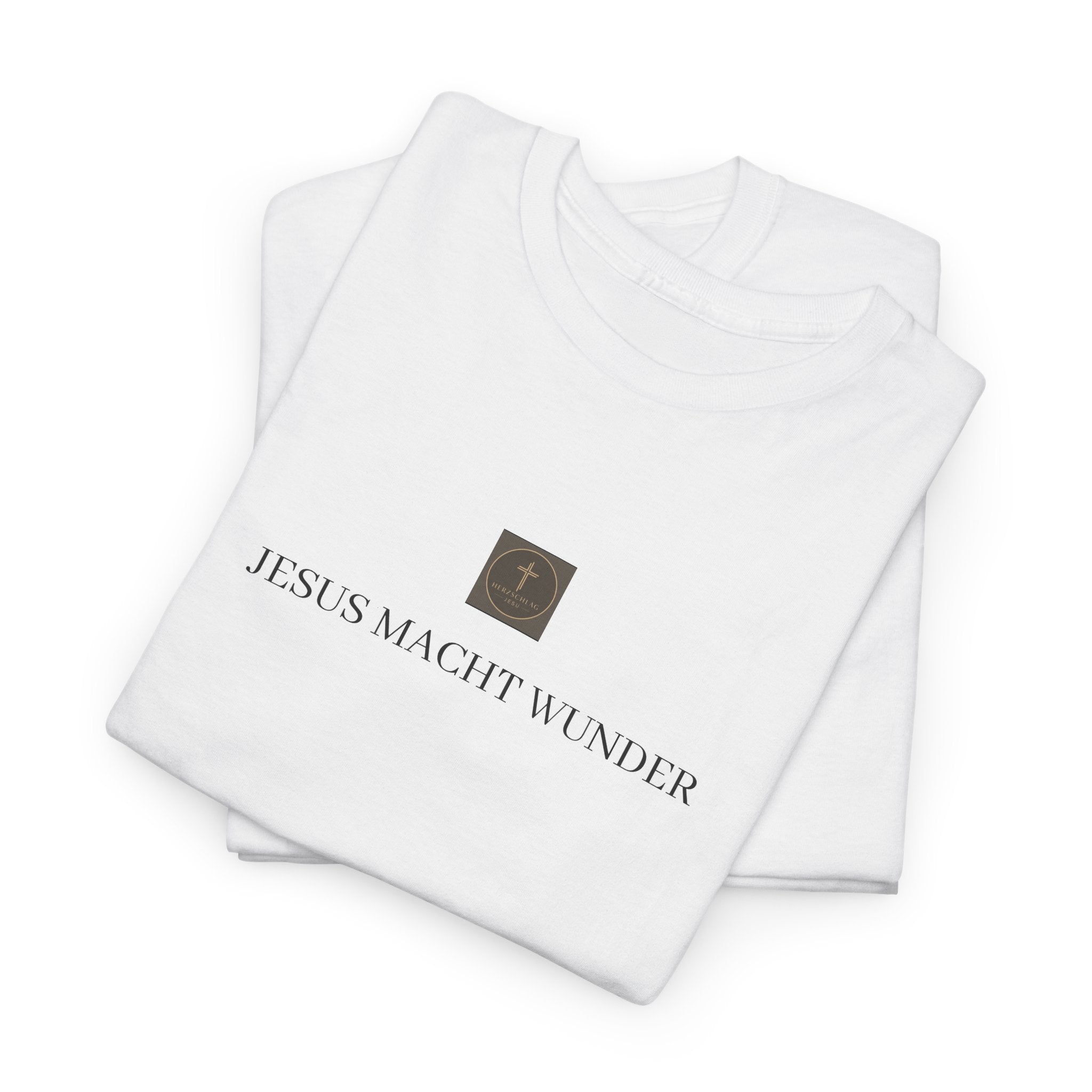 ,,JESUS MACHT WUNDER,, - Schlichtes T-Shirt