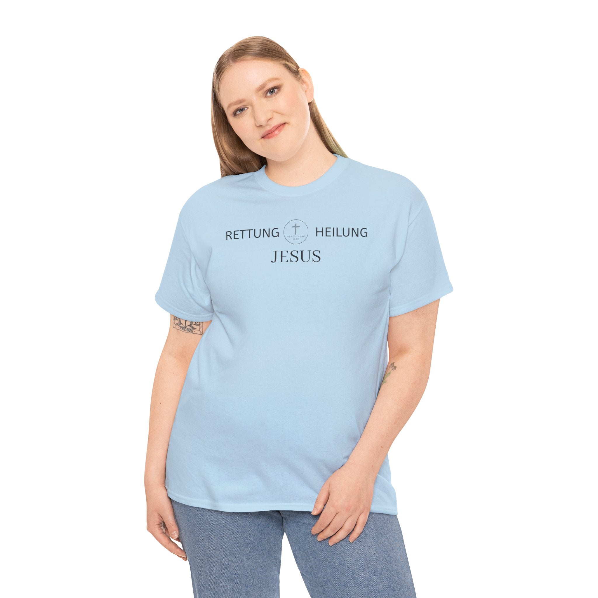 ,,Rettung Heilung Jesus,, T-Shirt