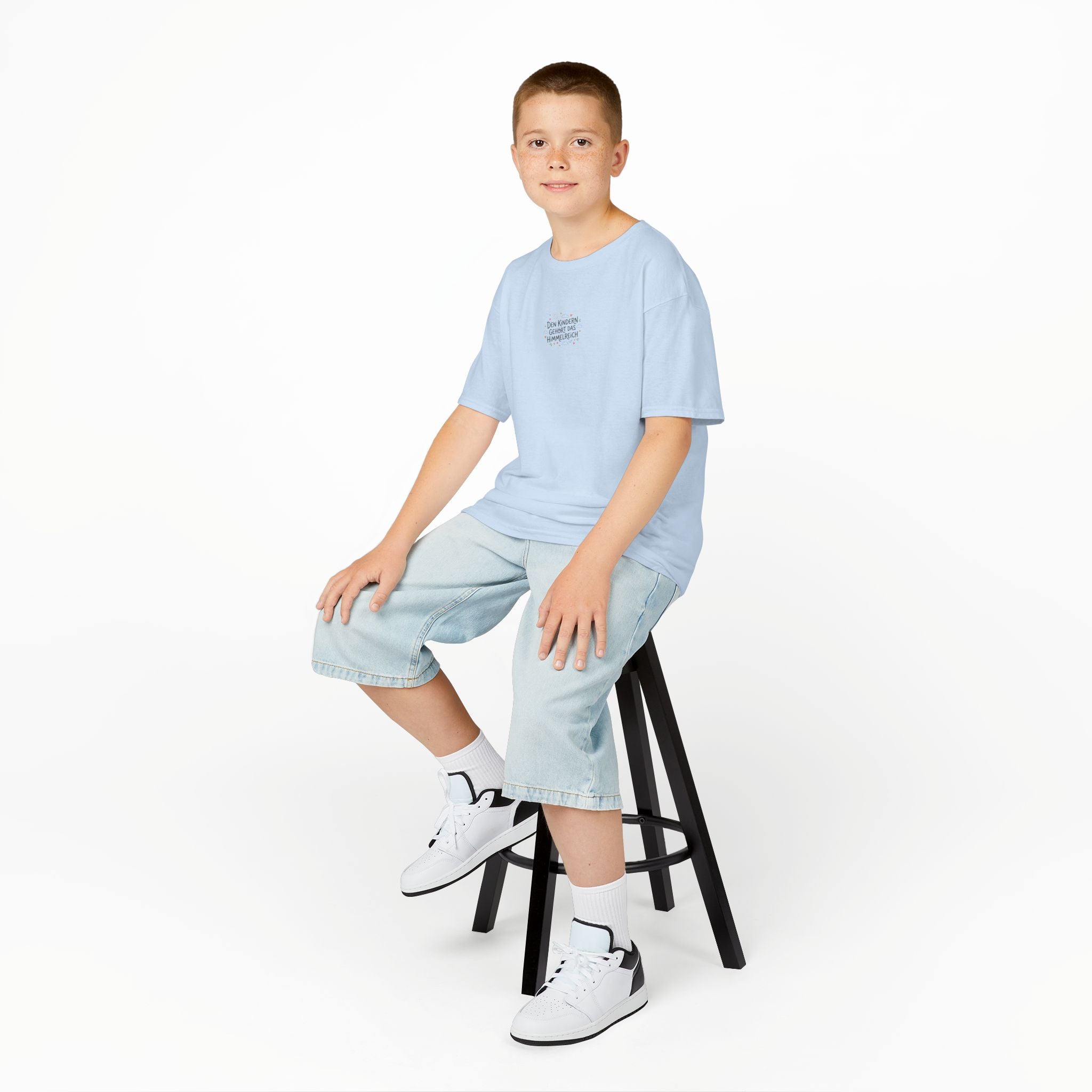 Kinder T‑Shirt — "Den Kindern gehört das Himmelreich"