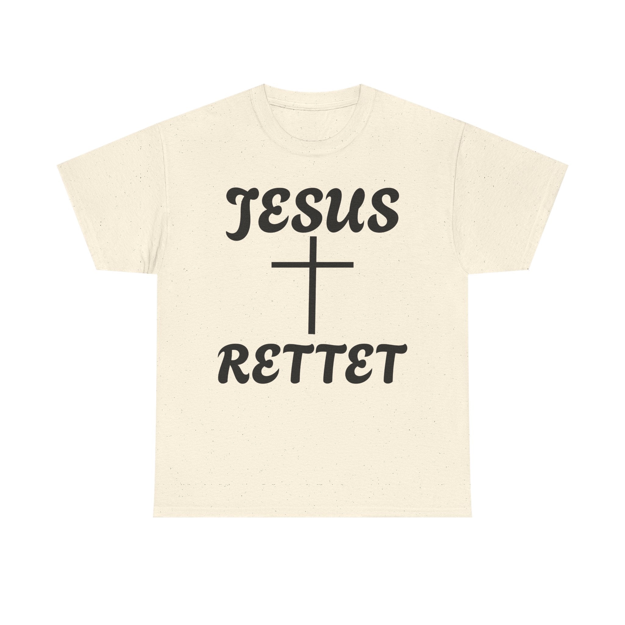 JESUS RETTET T-Shirt mit Kreuz