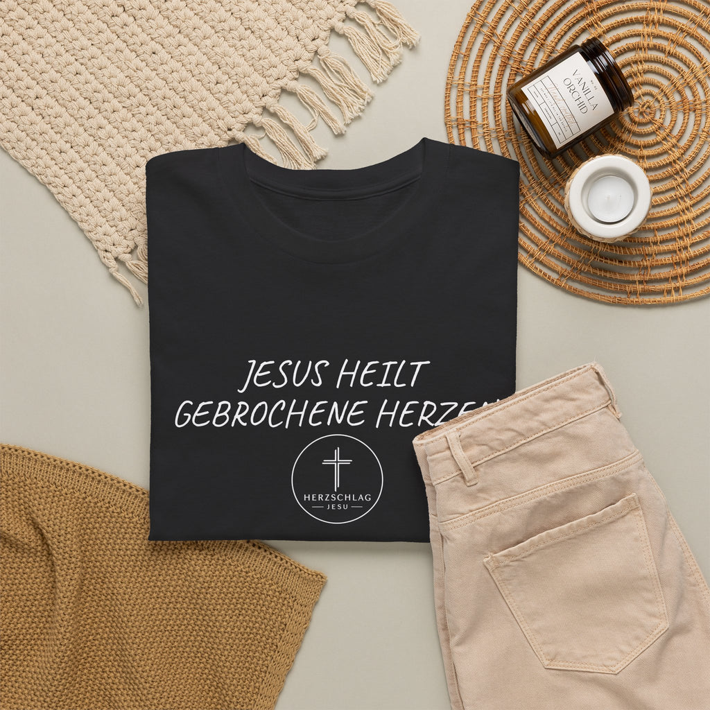 Jesus heilt gebrochene Herzen T-Shirt