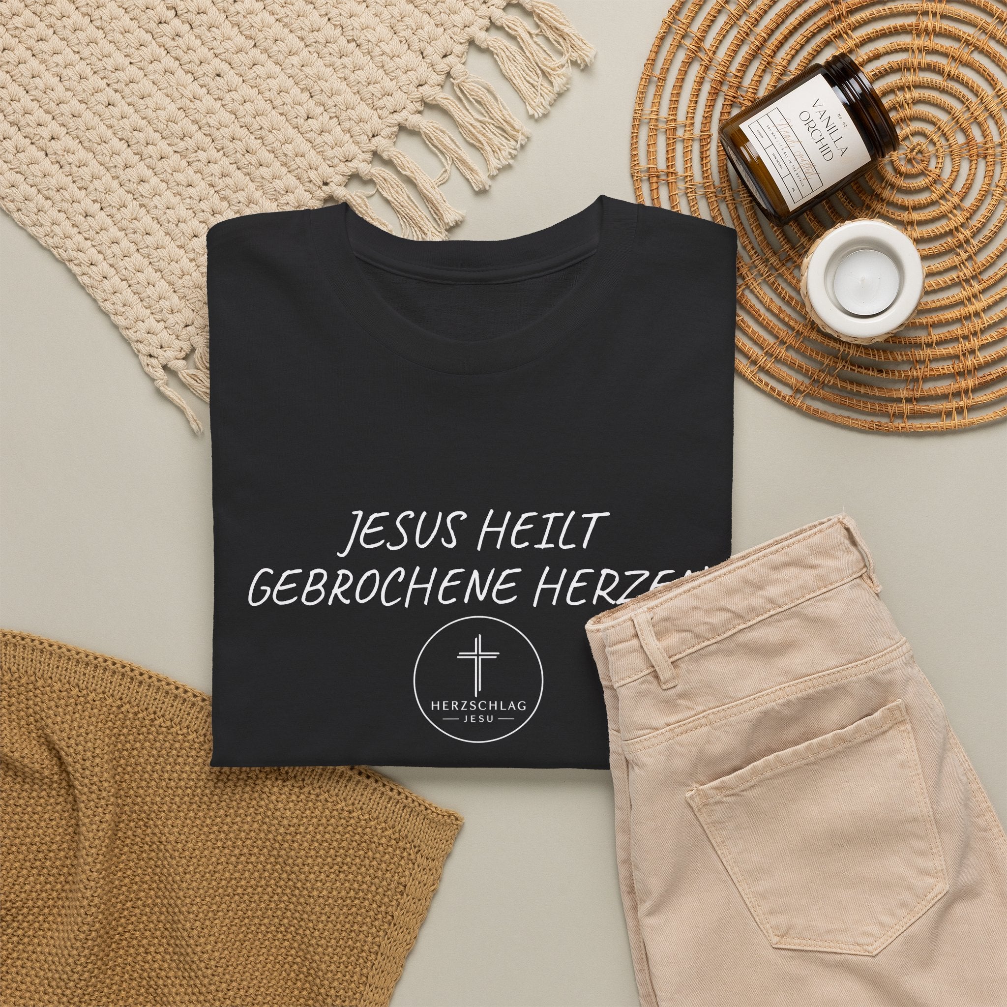 Jesus heilt gebrochene Herzen T-Shirt