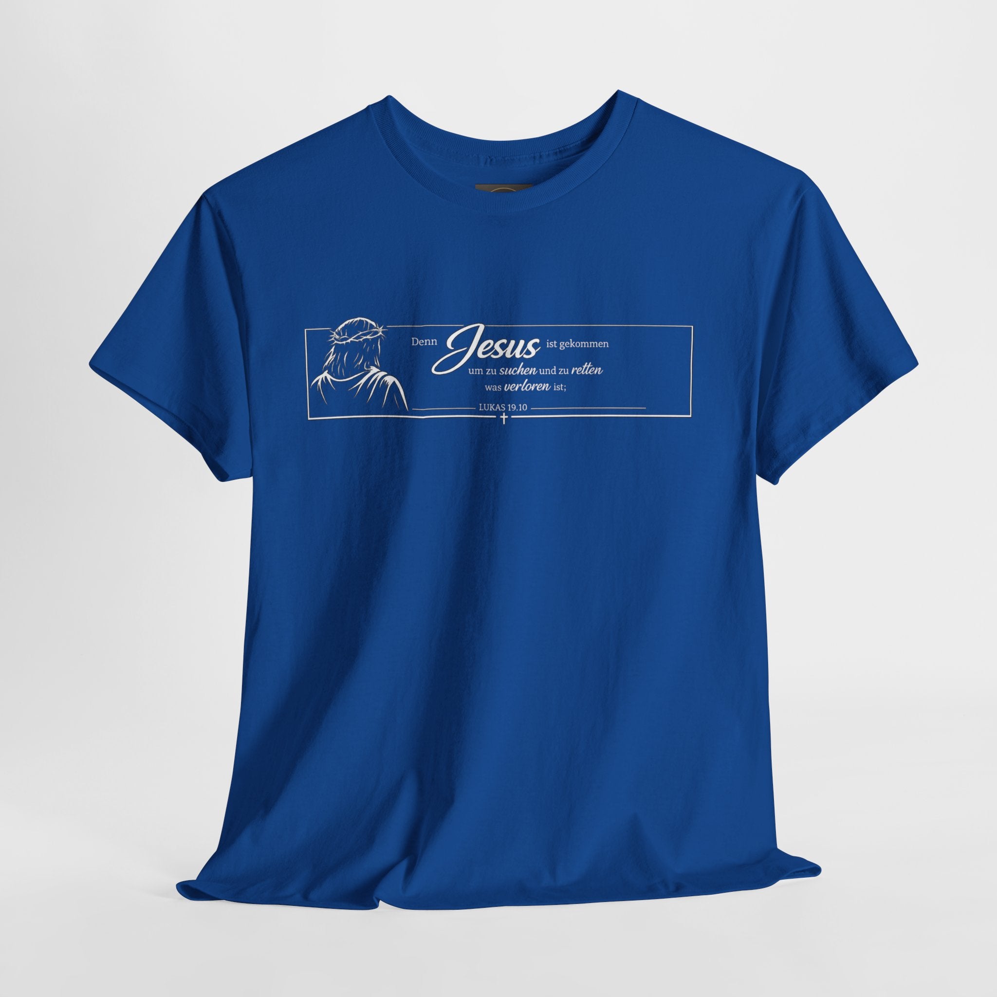 Lukas 19:10 ..Denn Jesus ist gekommen um zu suchen und zu retten was verloren ist,, Design T-Shirt