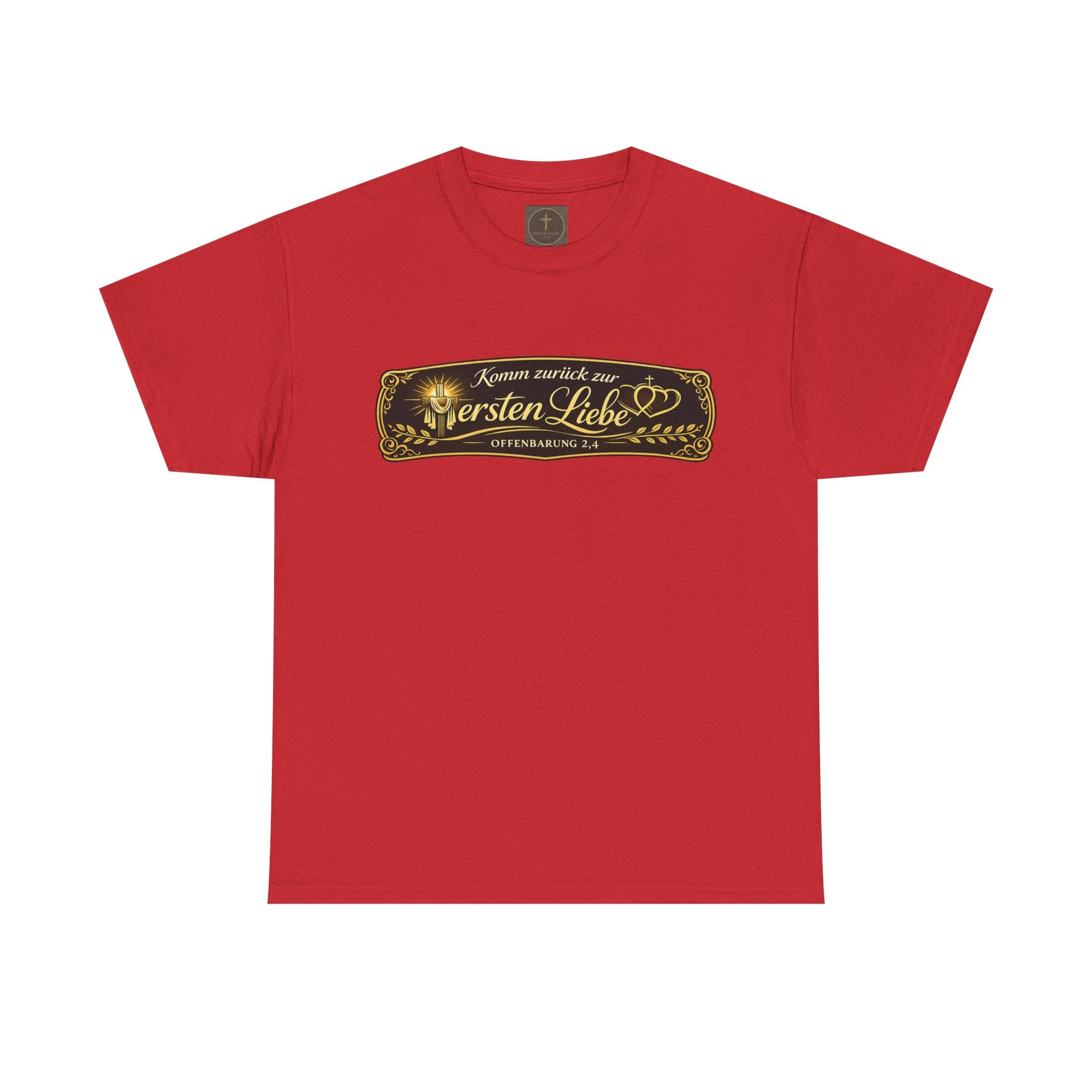 ,,Komm zurück zur ersten Liebe,, Offenbarung 2,4 Design T-Shirt