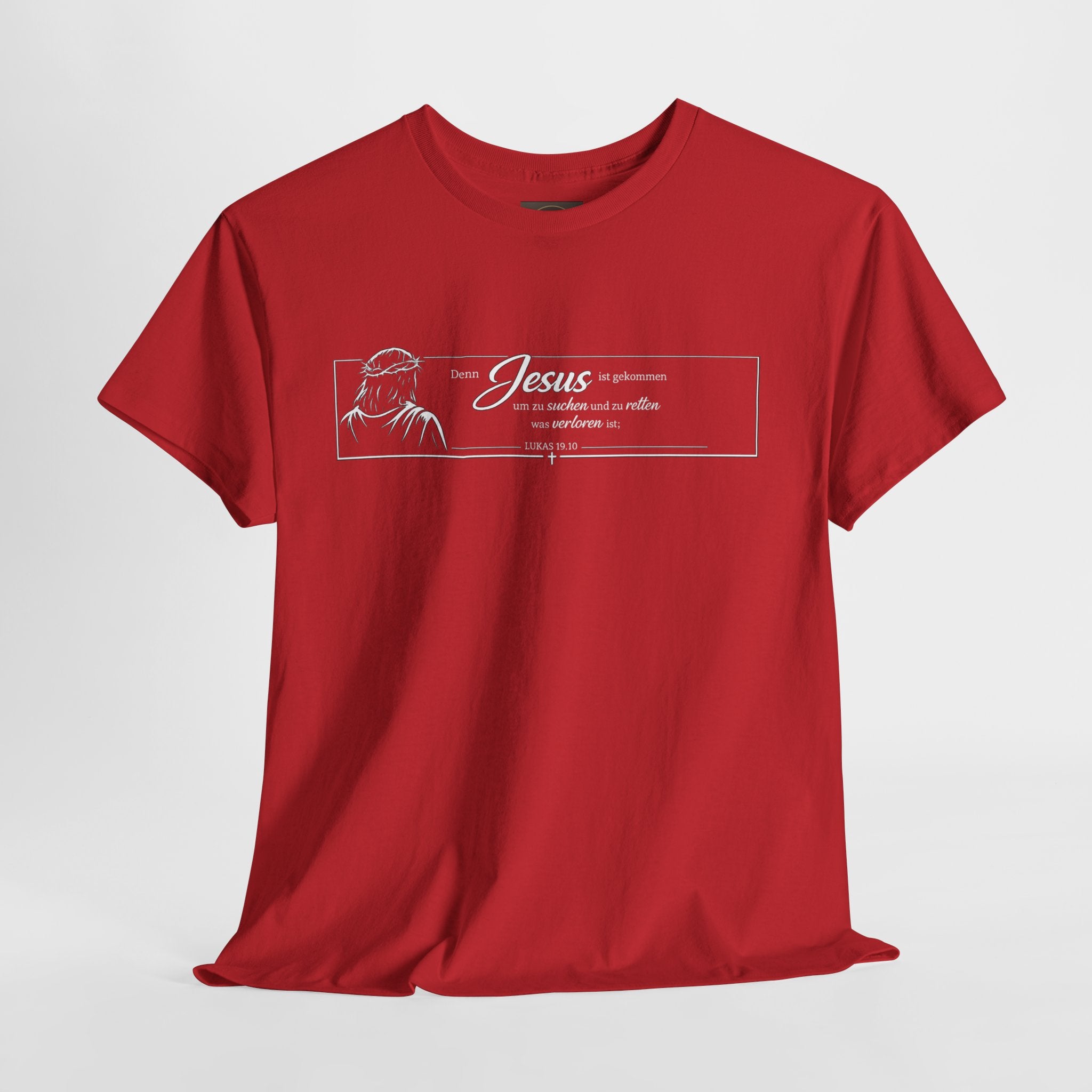 Lukas 19:10 ..Denn Jesus ist gekommen um zu suchen und zu retten was verloren ist,, Design T-Shirt