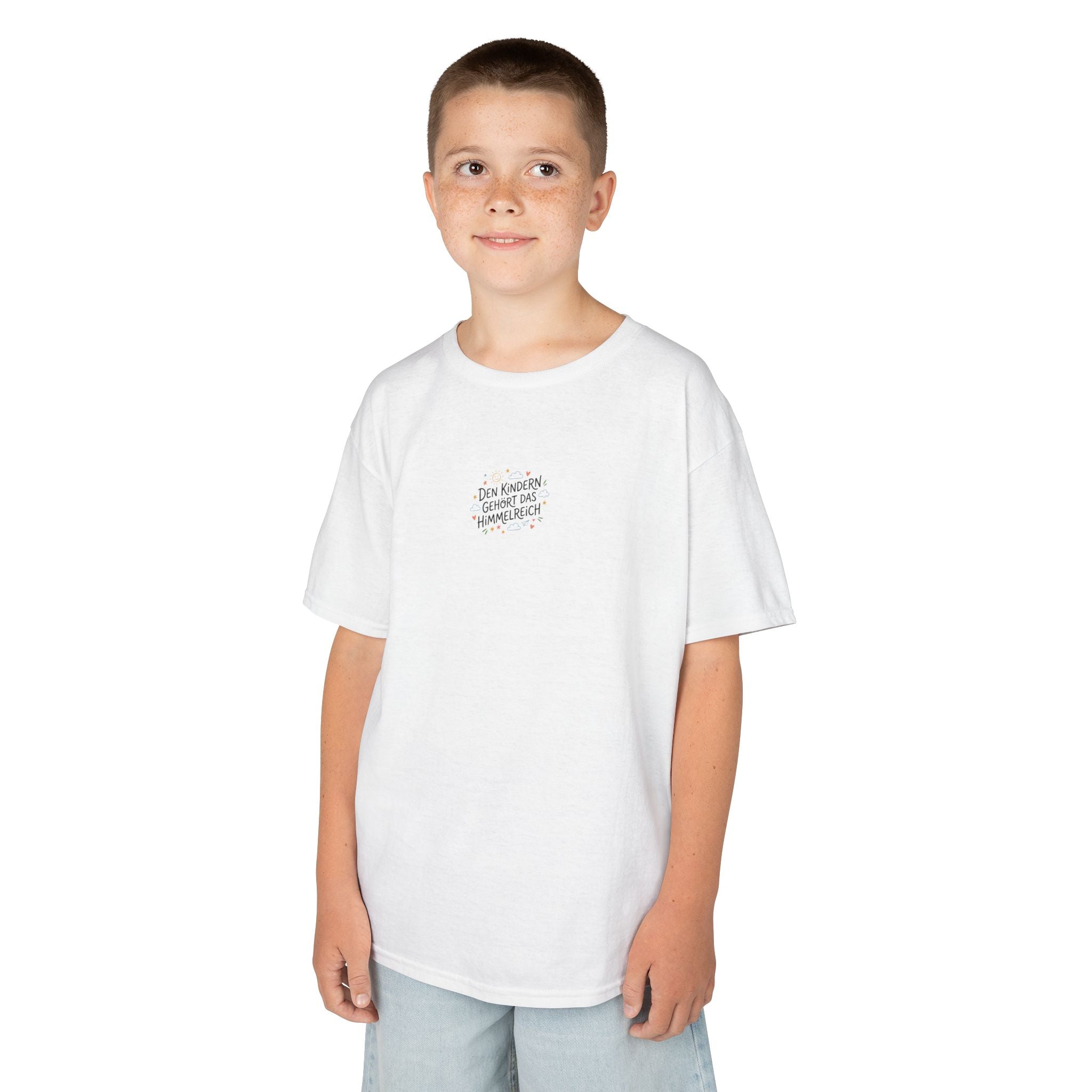 Kinder T‑Shirt — "Den Kindern gehört das Himmelreich"