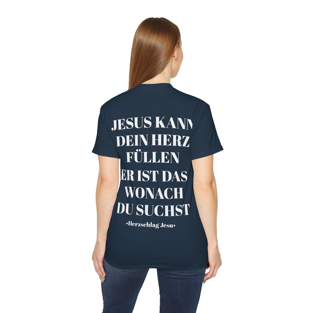 Heavyweight T-Shirt - Jesus kann dein Herz füllen er ist wonach du suchst