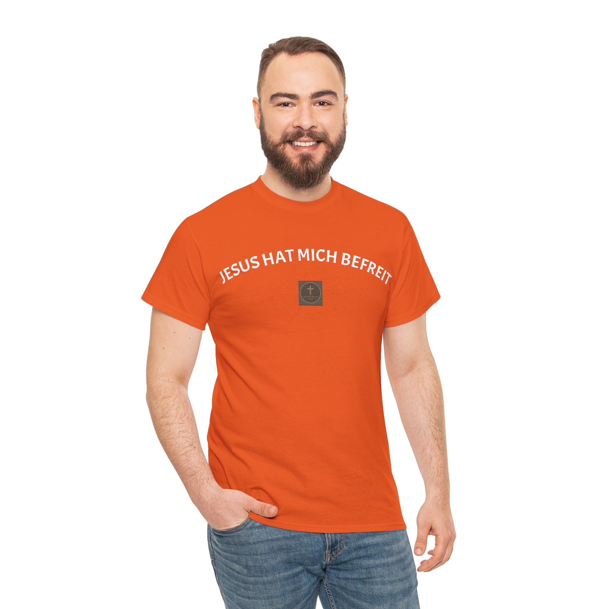 ,,Jesus hat mich befreit,, - Trage dein Zeugnis - T-Shirt