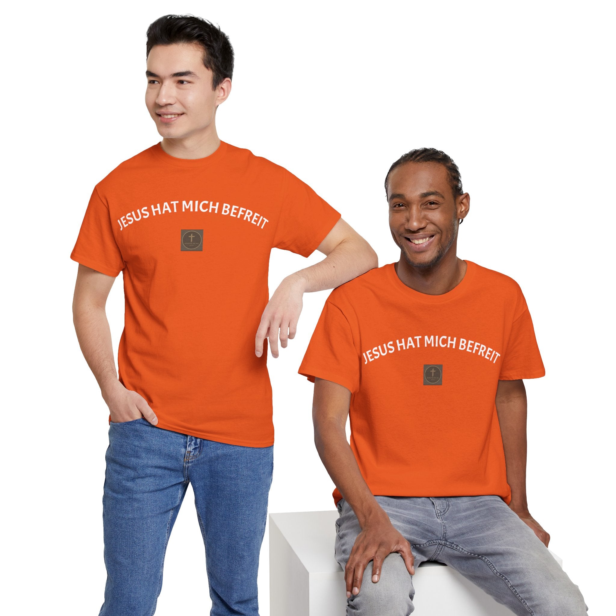 ,,Jesus hat mich befreit,, - Trage dein Zeugnis - T-Shirt