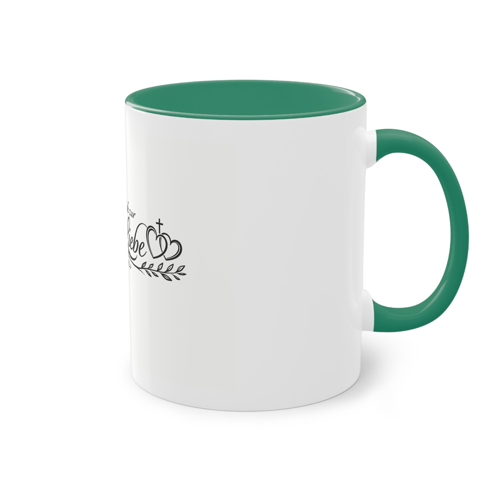 Komm zurück zur ersten Liebe Offenbarung 2,4 Design Tasse