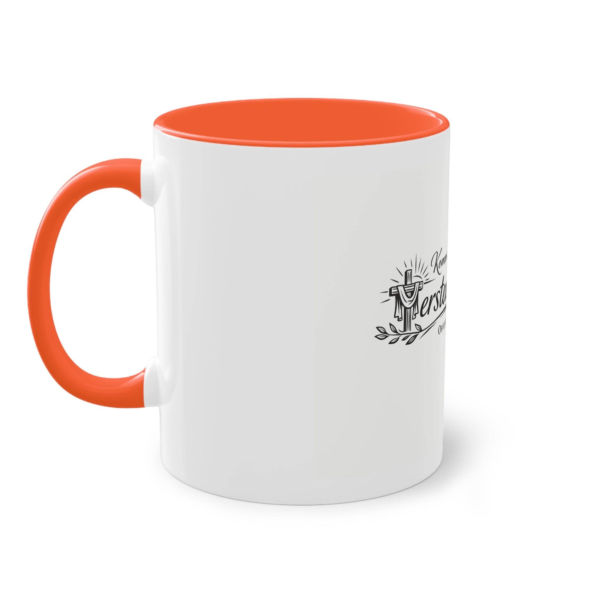 Komm zurück zur ersten Liebe Offenbarung 2,4 Design Tasse