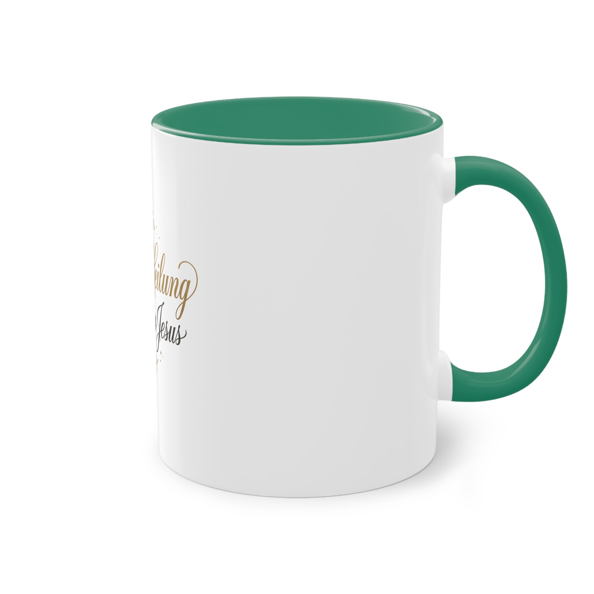 ,,Da ist Heilung im Namen Jesus,, Kaffee Tasse