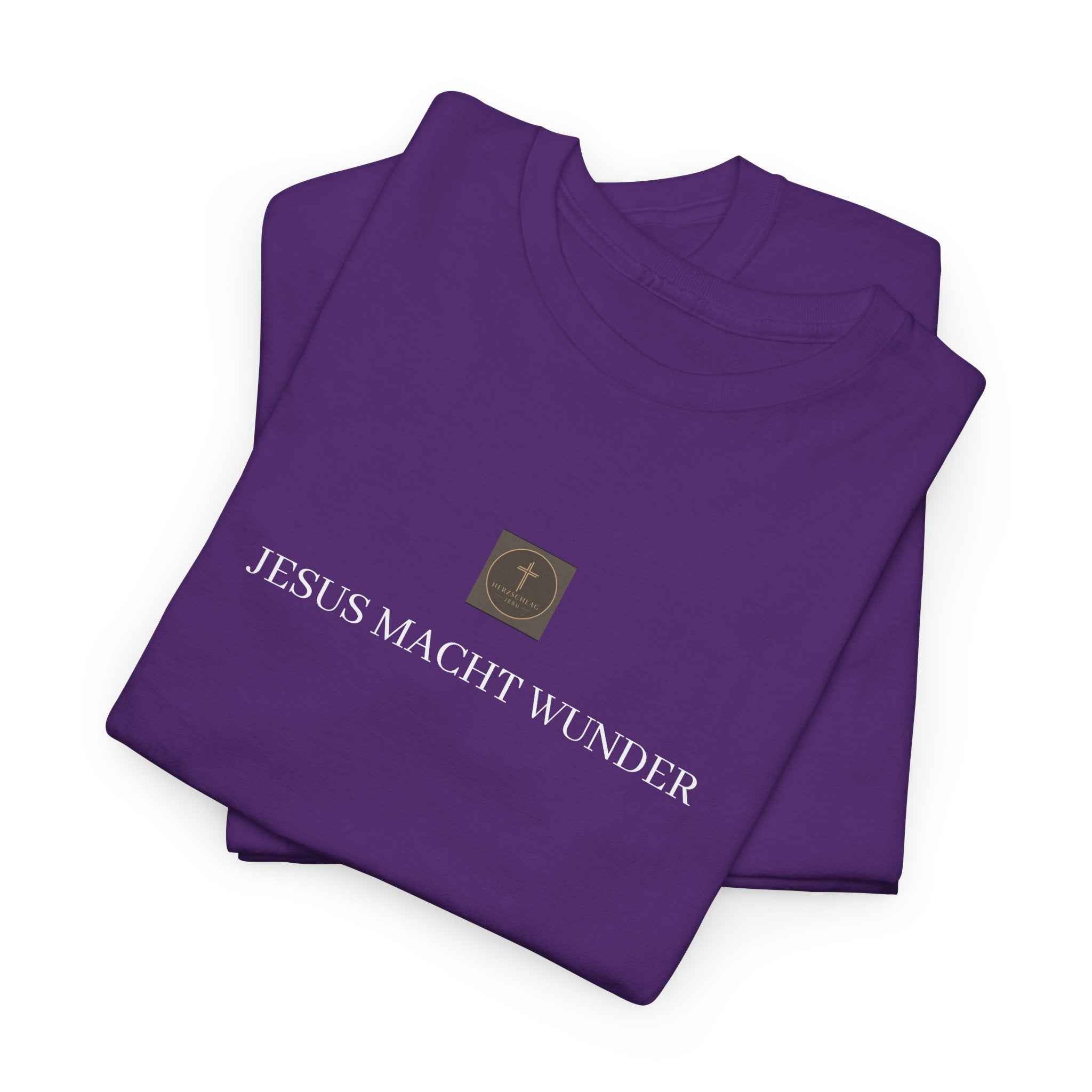 ,,JESUS MACHT WUNDER,, - Schlichtes T-Shirt