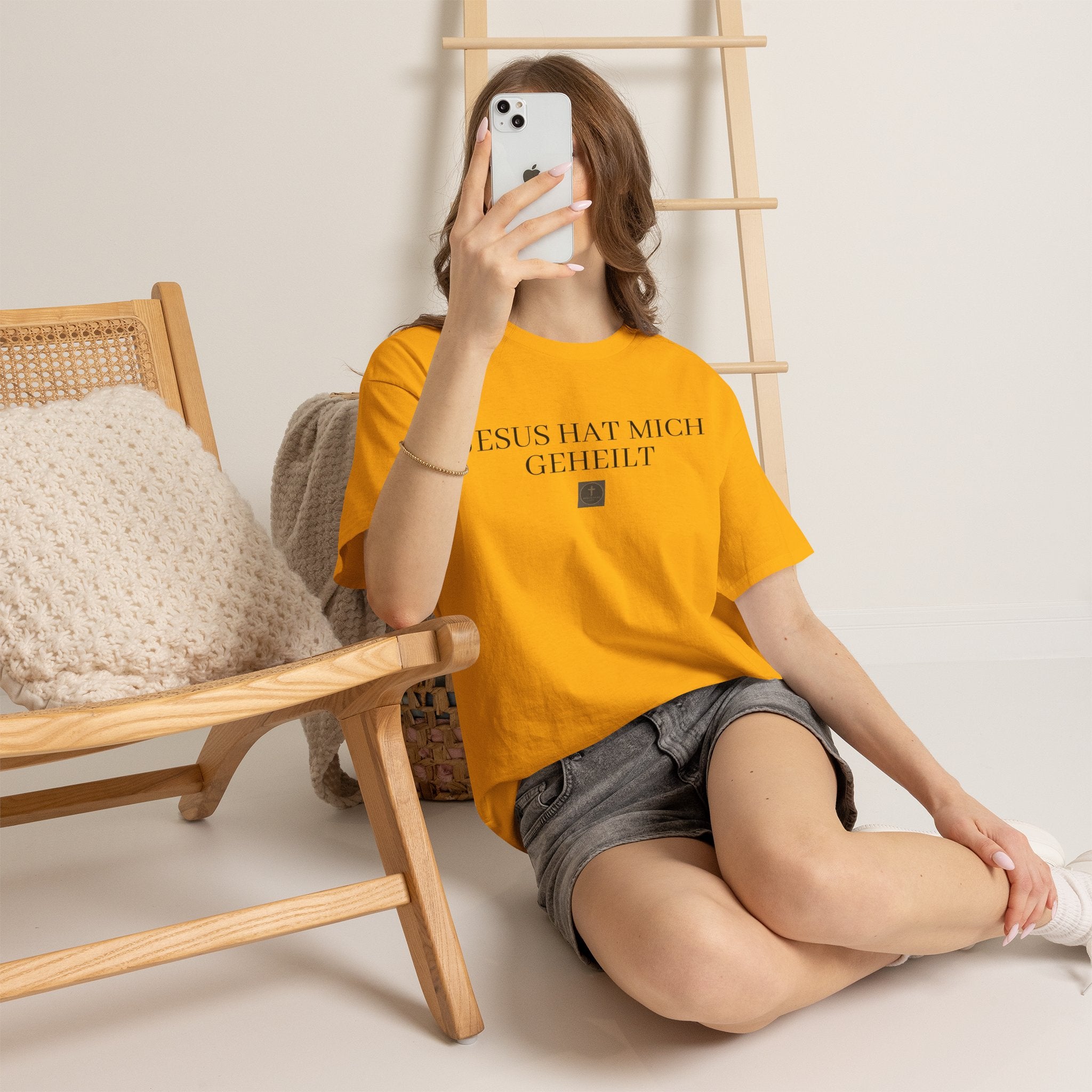 ,,Jesus hat mich geheilt,, - Trage dein Zeugnis - T-Shirt