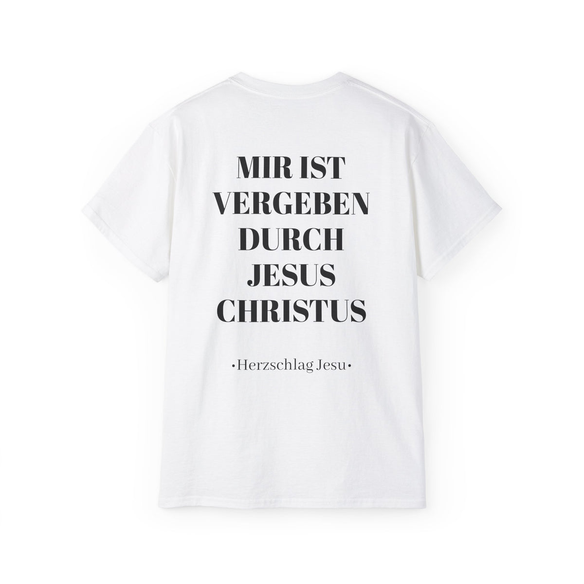 Heavyweight T-Shirt - Mir ist vergeben durch Jesus Christus