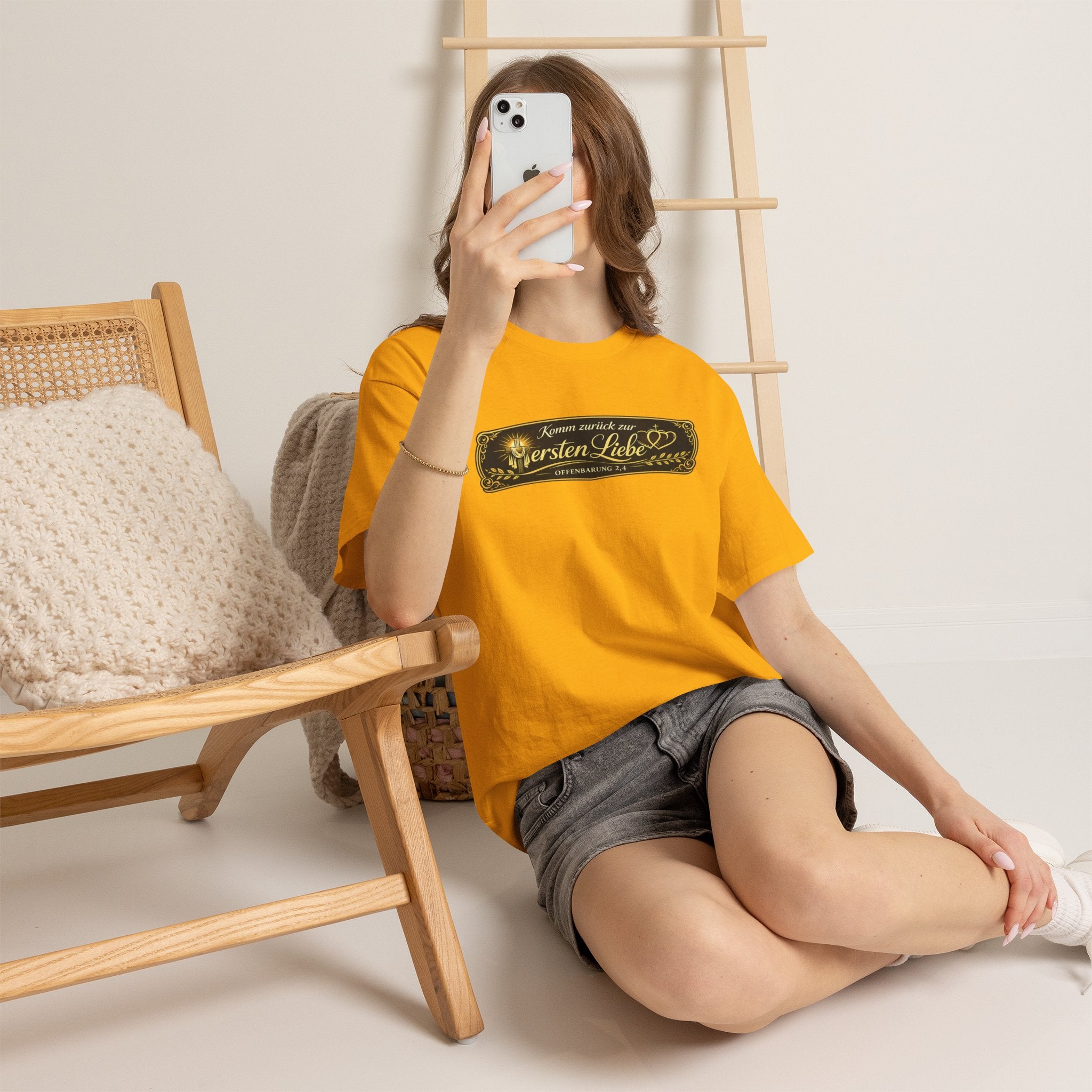 ,,Komm zurück zur ersten Liebe,, Offenbarung 2,4 Design T-Shirt