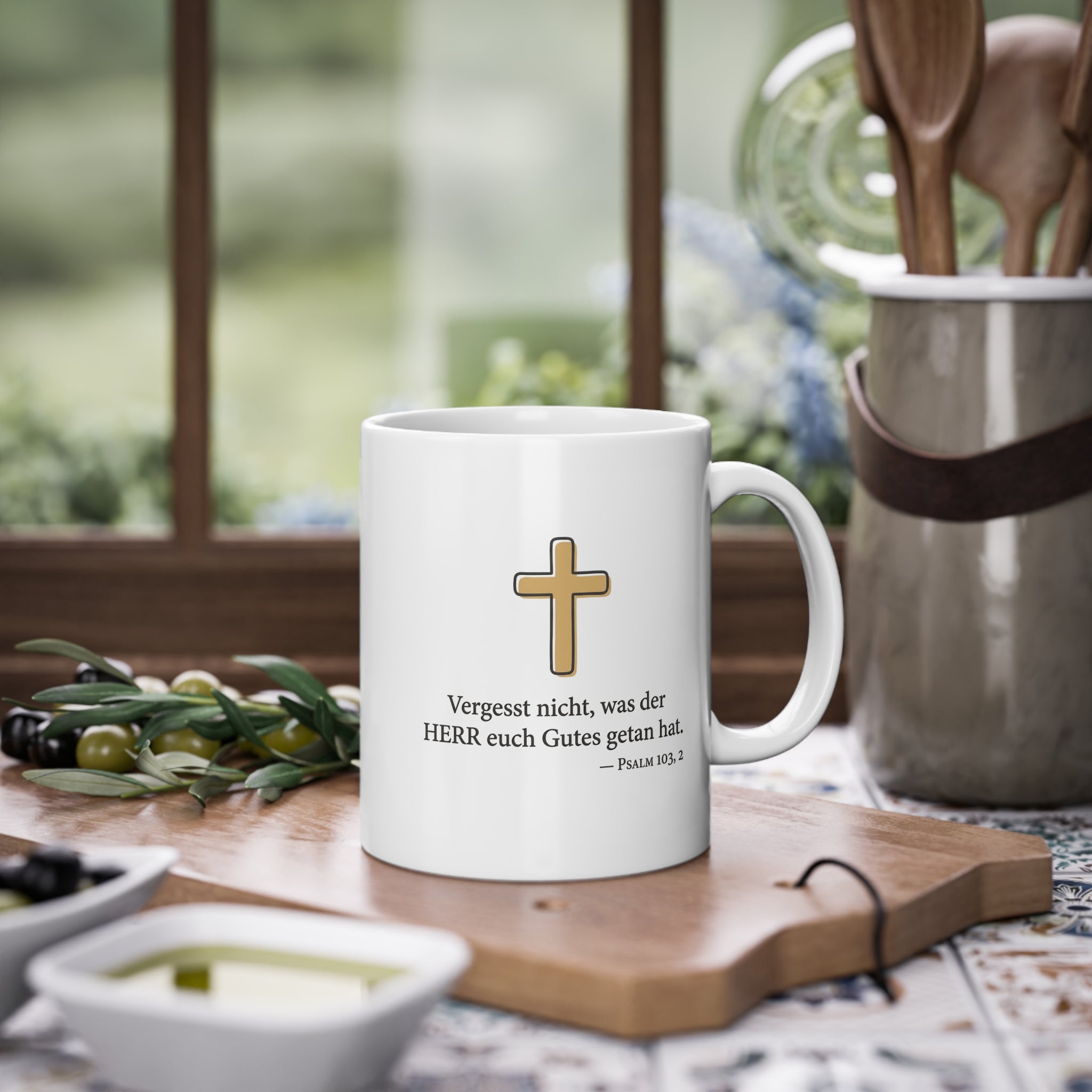 Tasse - Psalm 103:2 Vergesst nicht was der HERR euch Gutes getan hat