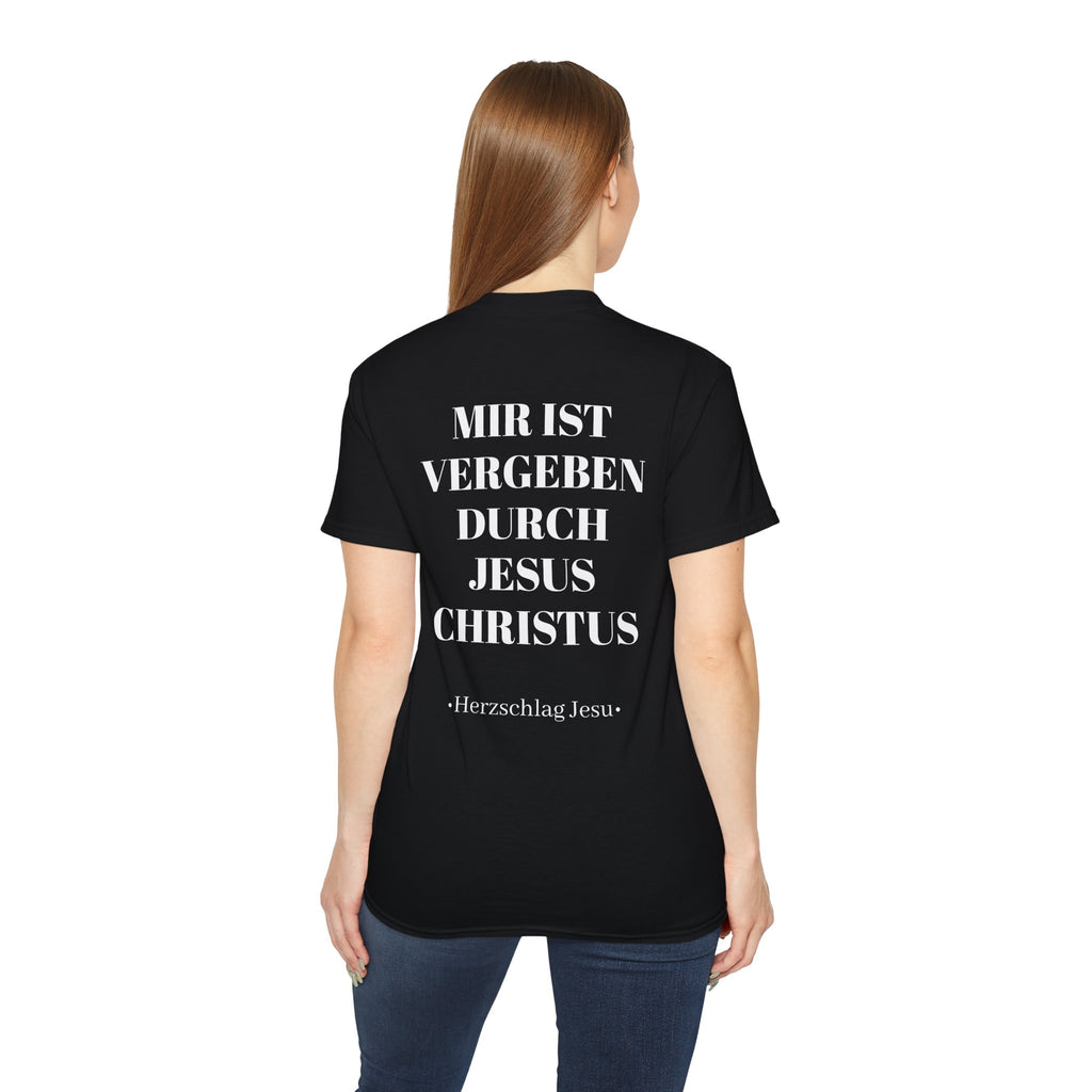 Heavyweight T-Shirt - Mir ist vergeben durch Jesus Christus