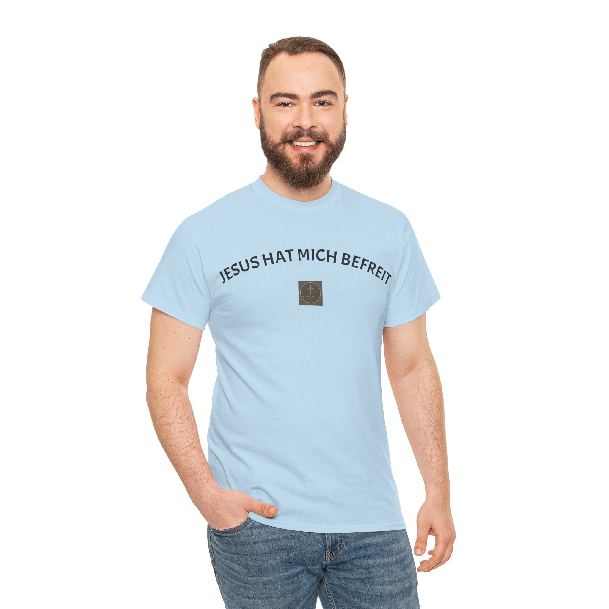 ,,Jesus hat mich befreit,, - Trage dein Zeugnis - T-Shirt