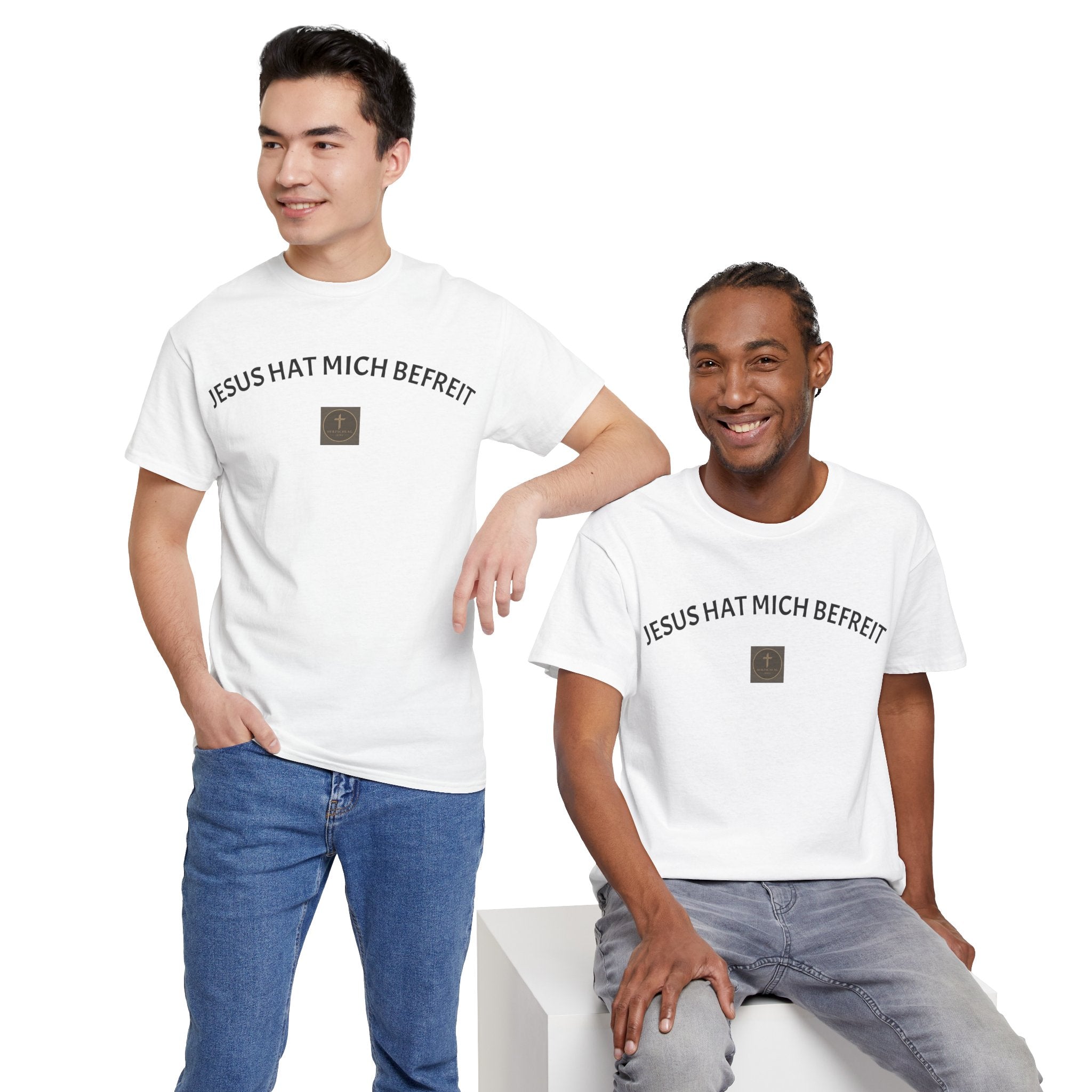 ,,Jesus hat mich befreit,, - Trage dein Zeugnis - T-Shirt