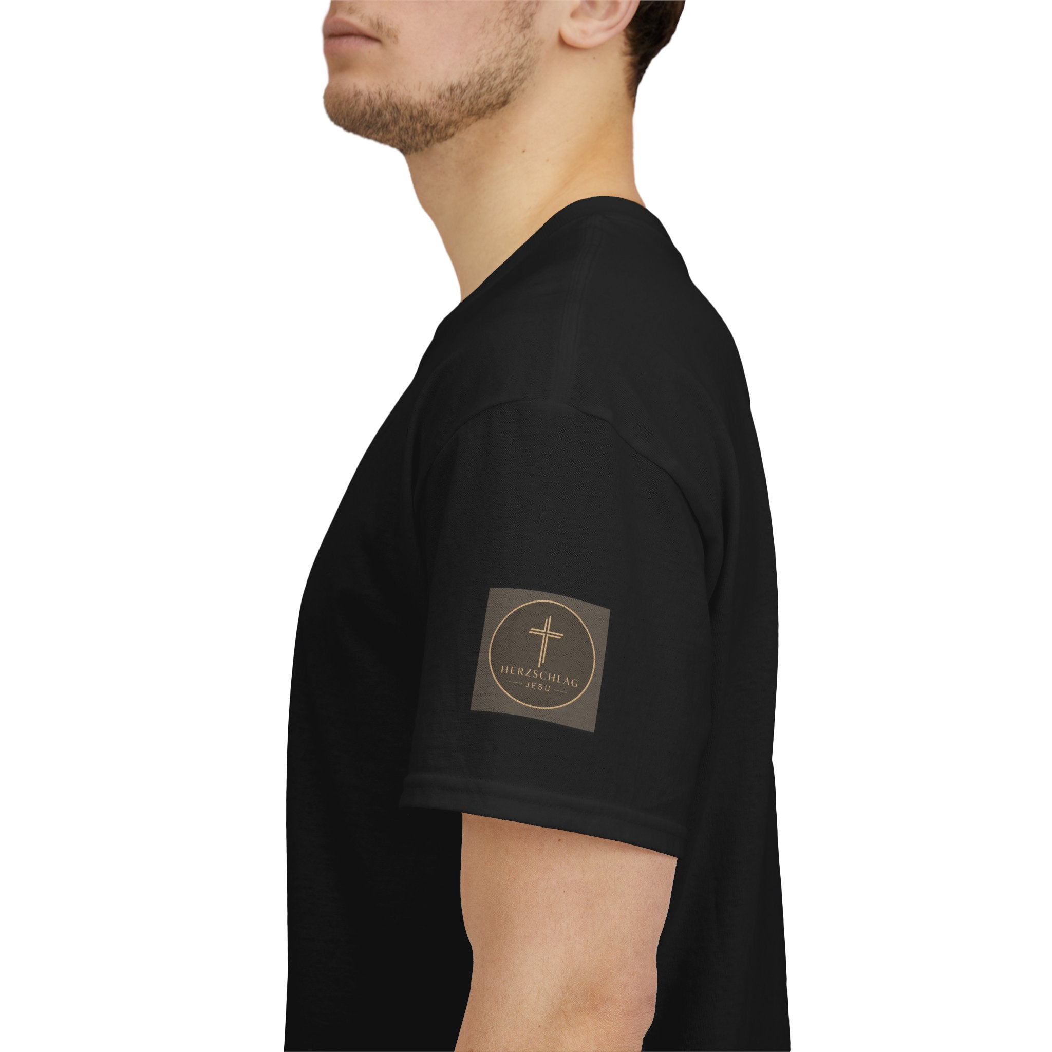 ,,Aus Gnade Gerettet durch Jesus,, Mit Kreuz T-Shirt