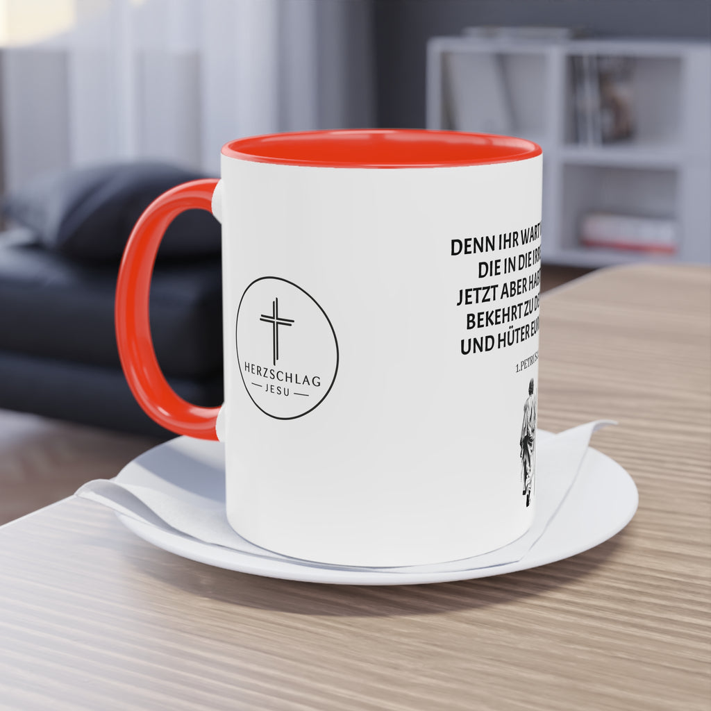 1.Petrus 2:25 - Tasse