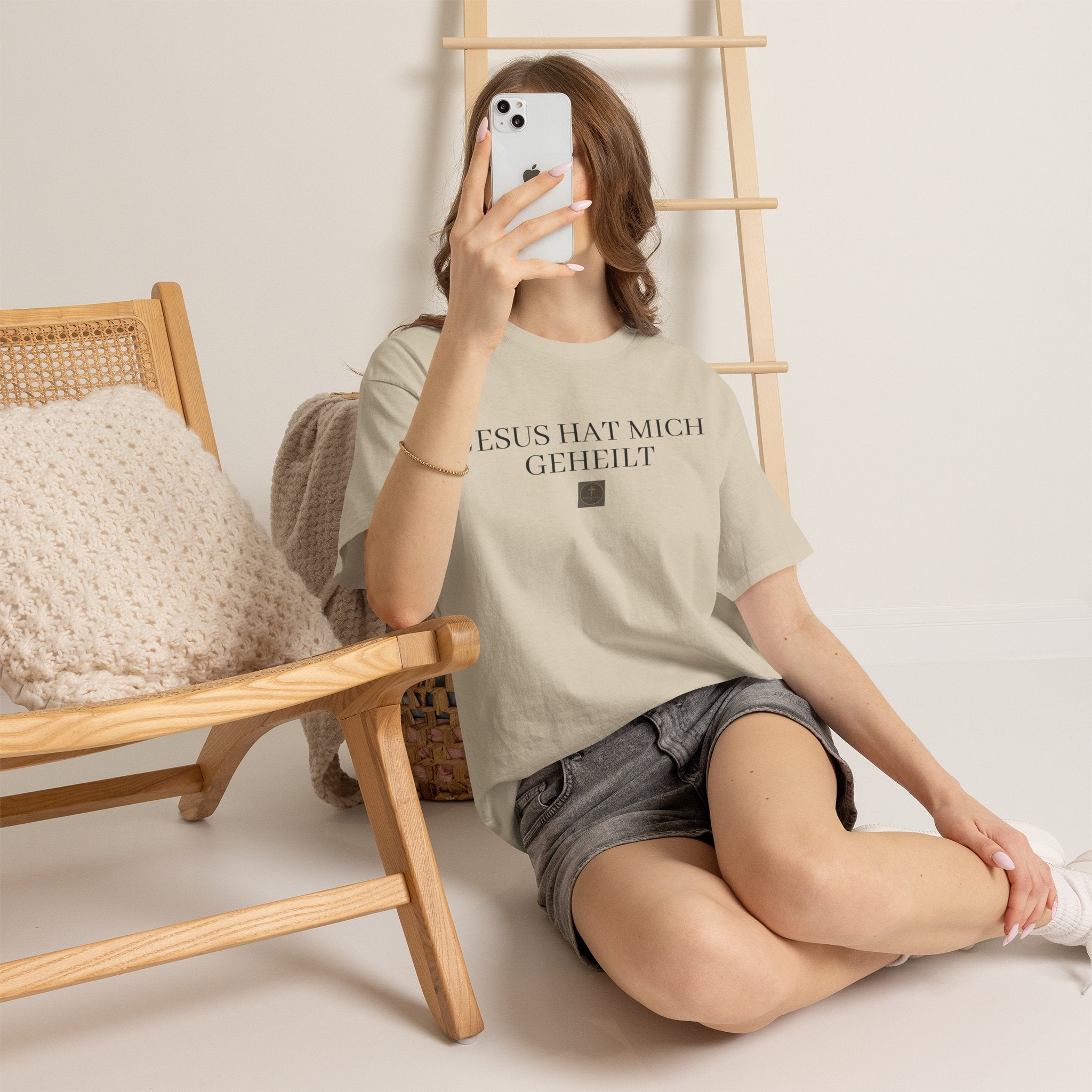 ,,Jesus hat mich geheilt,, - Trage dein Zeugnis - T-Shirt