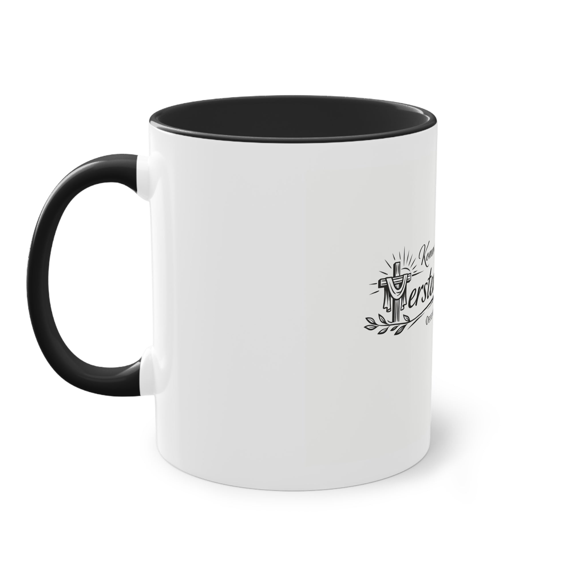 Komm zurück zur ersten Liebe Offenbarung 2,4 Design Tasse