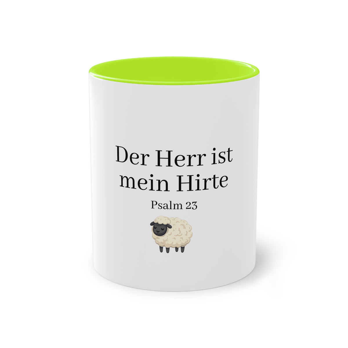,,Der Herr ist mein Hirte,, Psalm 23 -Tasse