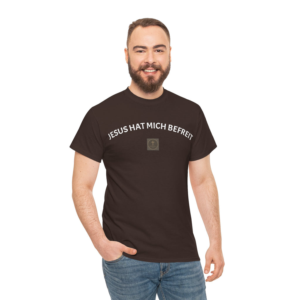 ,,Jesus hat mich befreit,, - Trage dein Zeugnis - T-Shirt