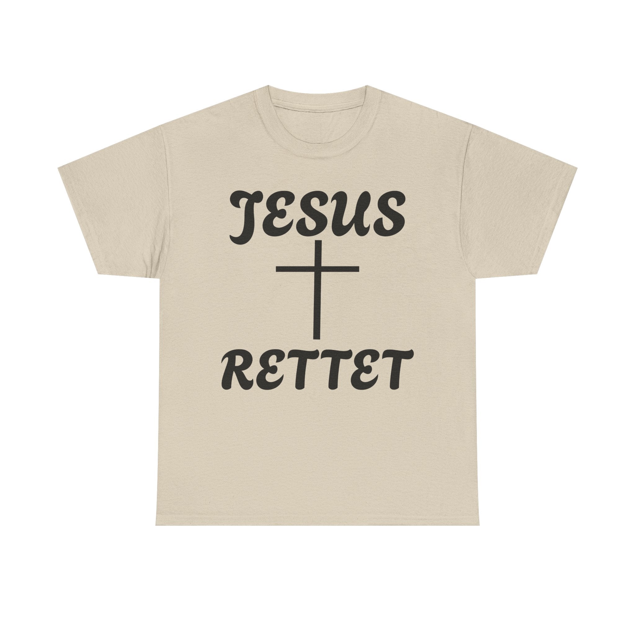 JESUS RETTET T-Shirt mit Kreuz