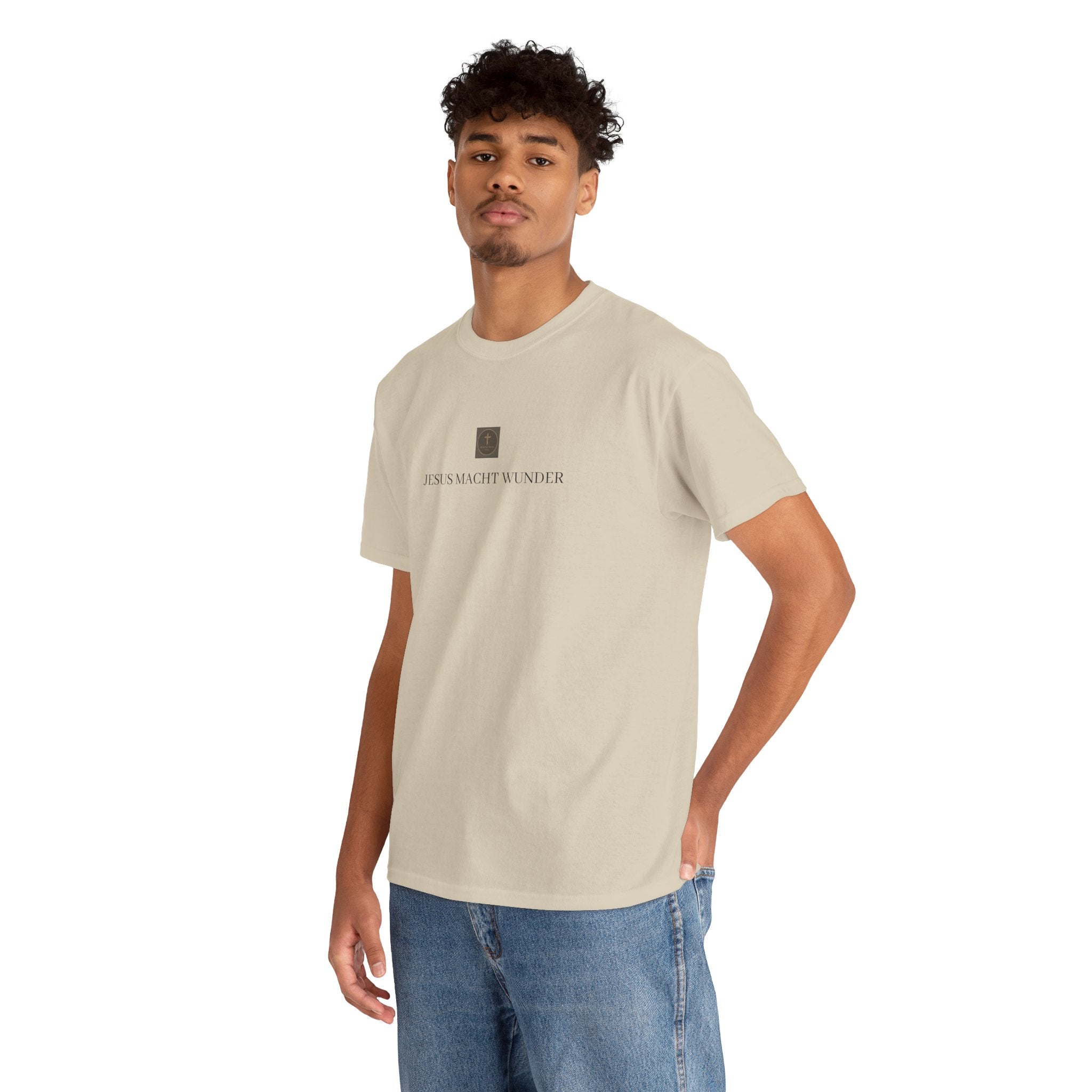 ,,JESUS MACHT WUNDER,, - Schlichtes T-Shirt