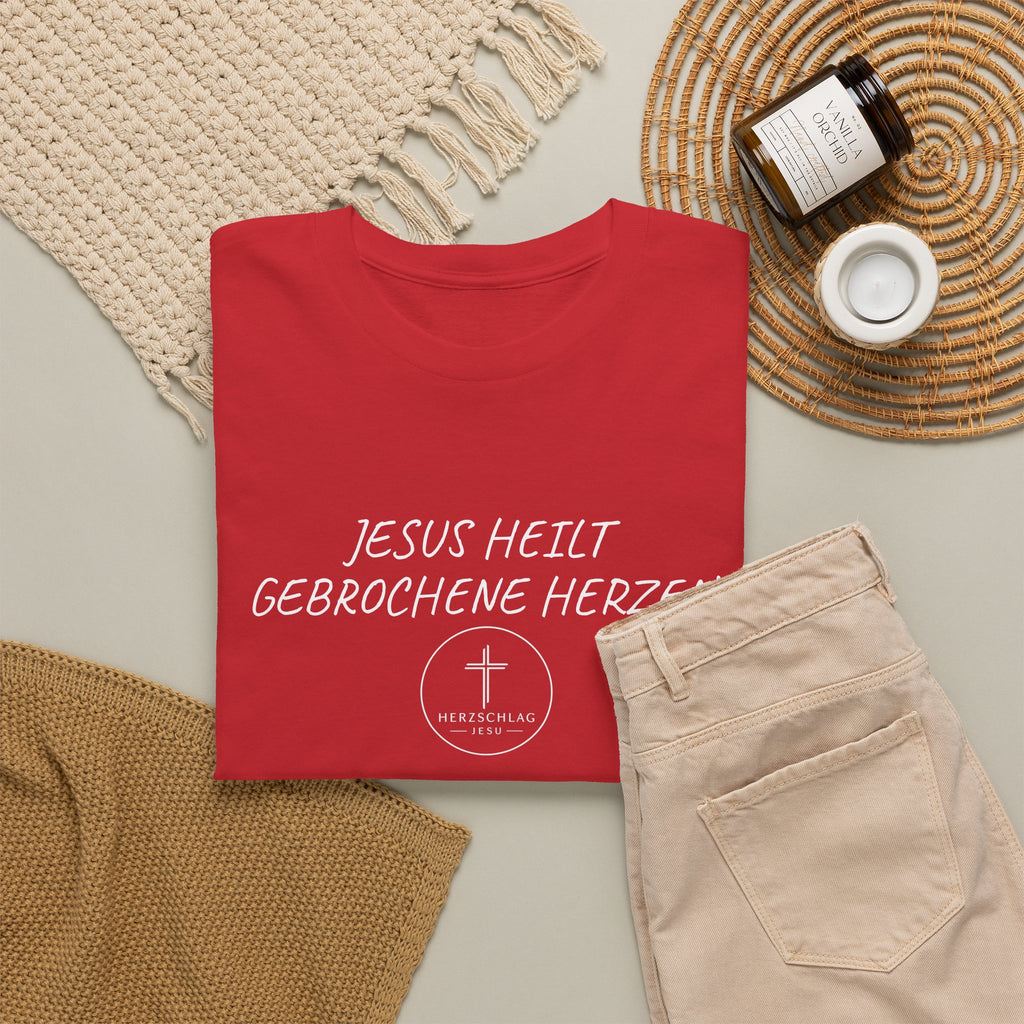 Jesus heilt gebrochene Herzen T-Shirt