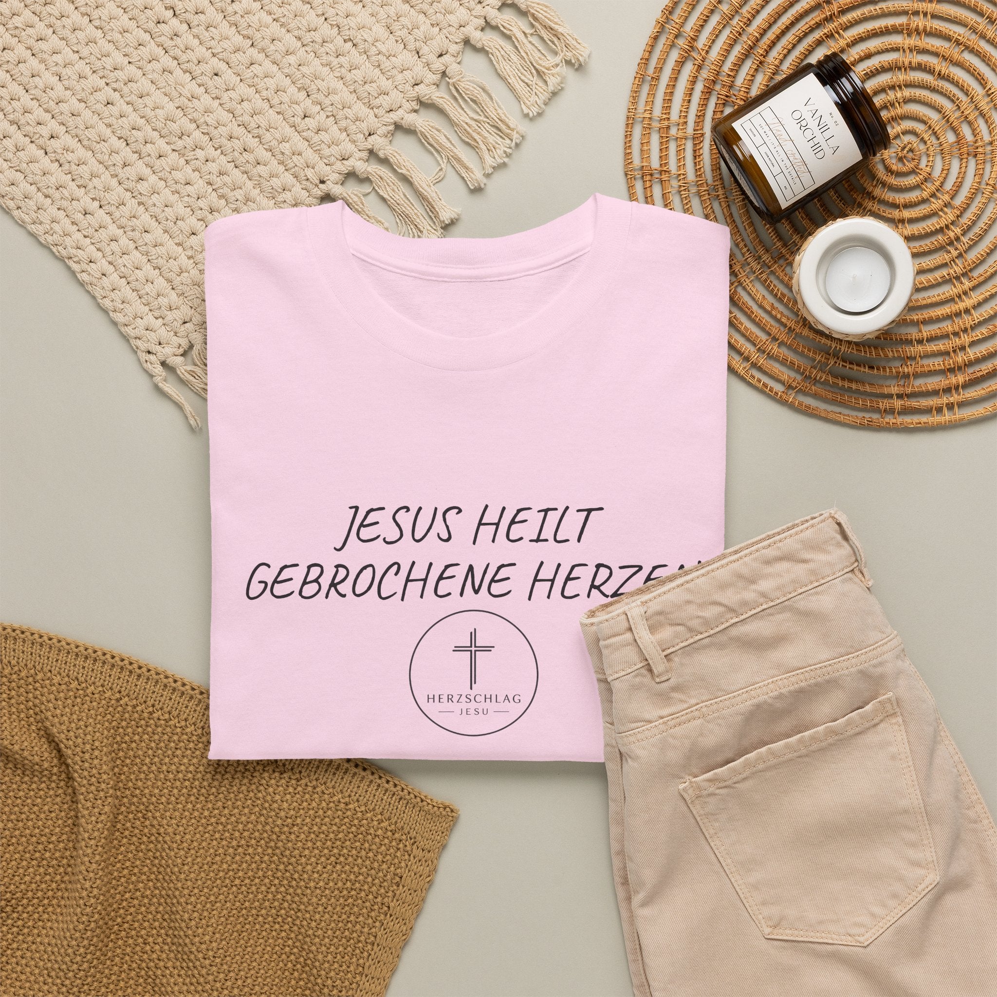 Jesus heilt gebrochene Herzen T-Shirt